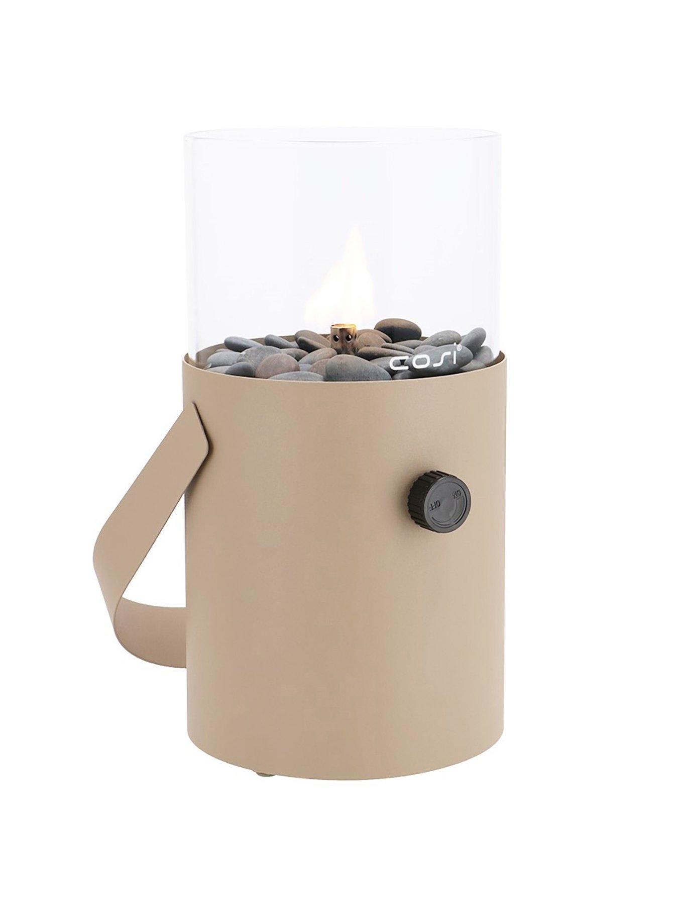 Image 3 of 4 of Pacific Cosiscoop Sandy Beige Fire Lantern