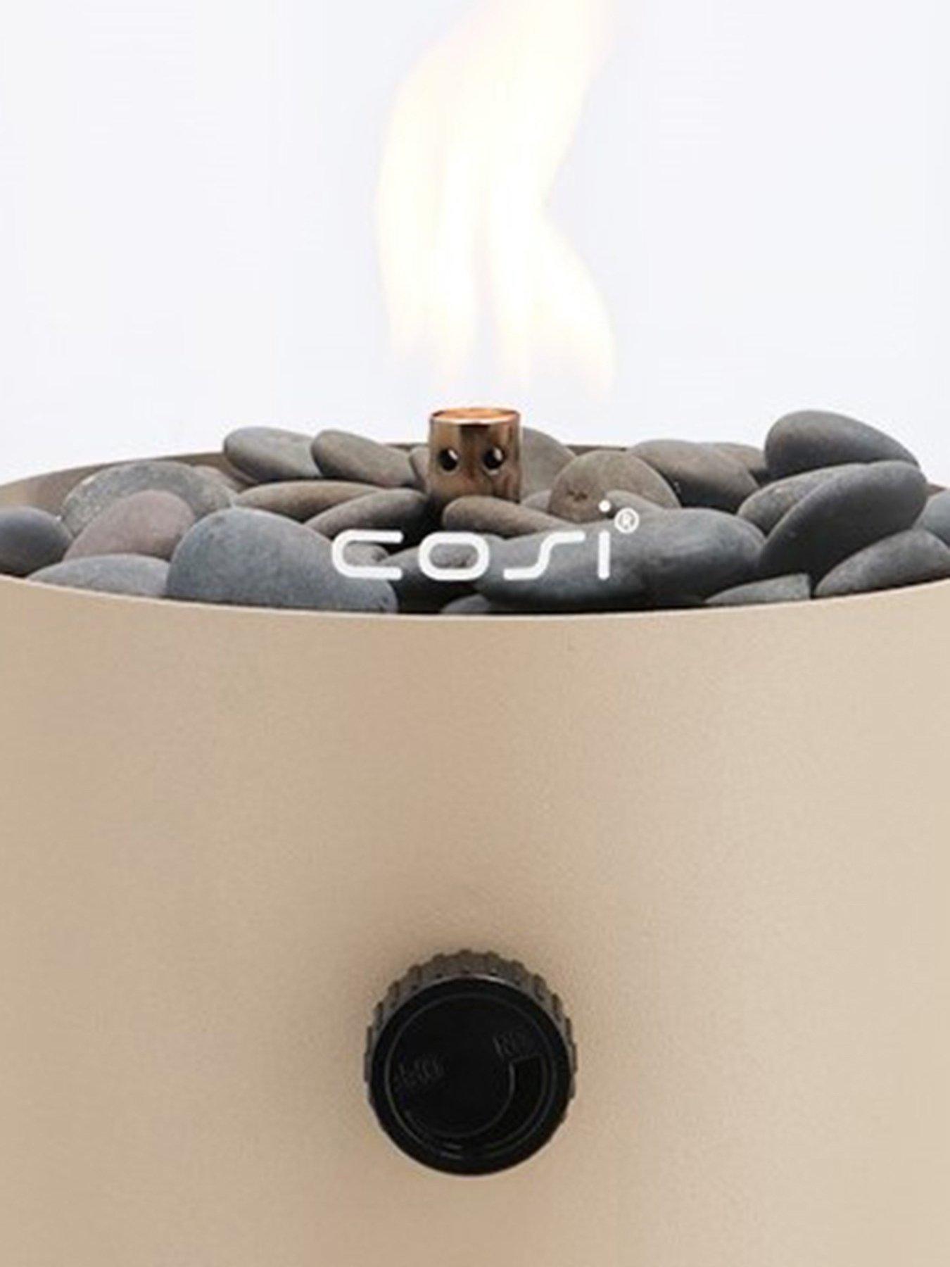 Image 4 of 4 of Pacific Cosiscoop Sandy Beige Fire Lantern