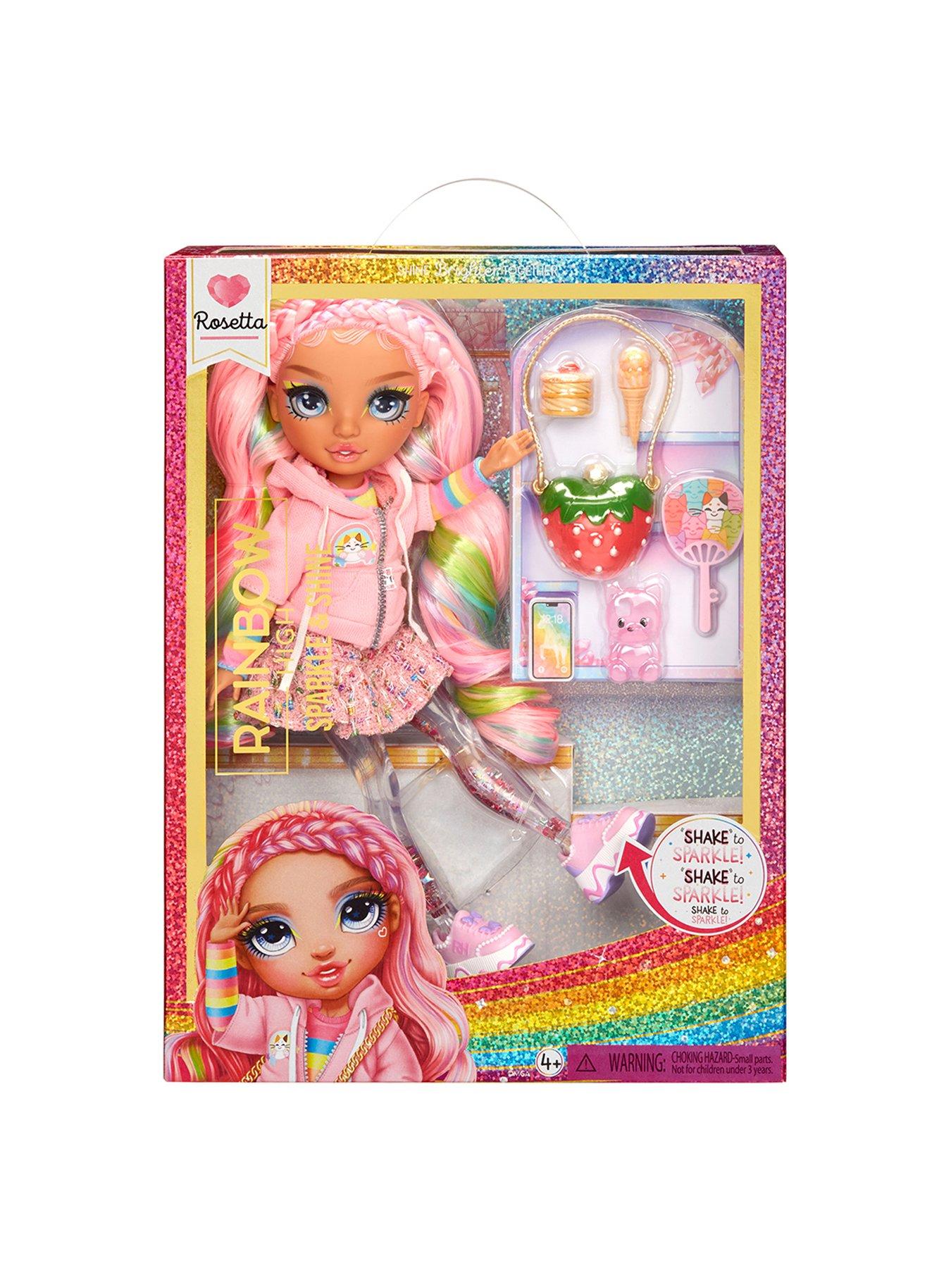 Image 7 of 8 of Rainbow High Rainbow High Sparkle &amp; Shine Fashion Dolls- Rosetta