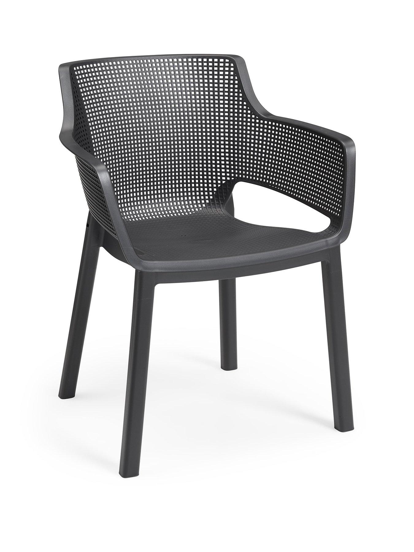 Image 2 of 7 of Keter Julie Table and Elisa Chairs - Graphite