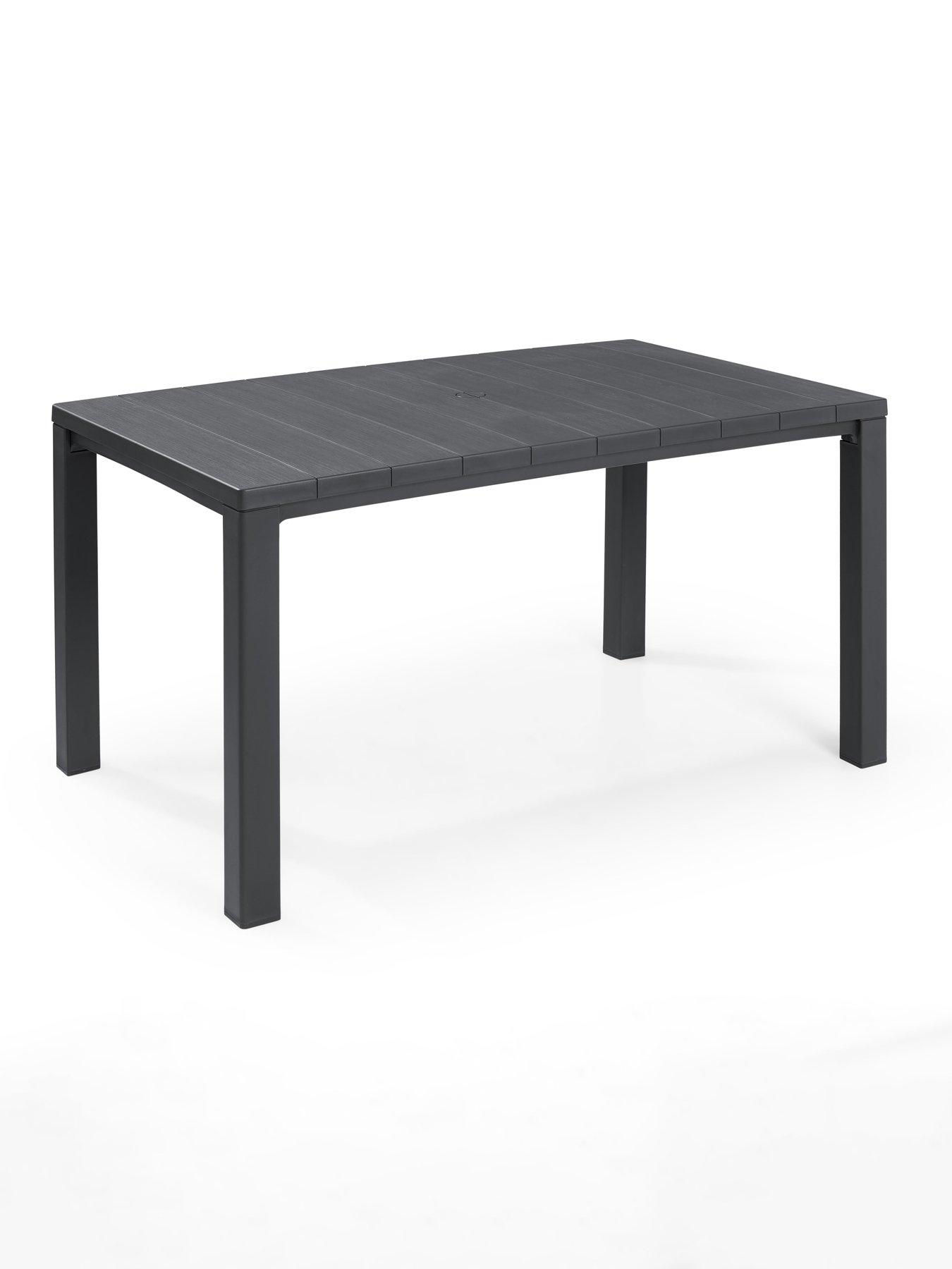 Image 3 of 7 of Keter Julie Table and Elisa Chairs - Graphite