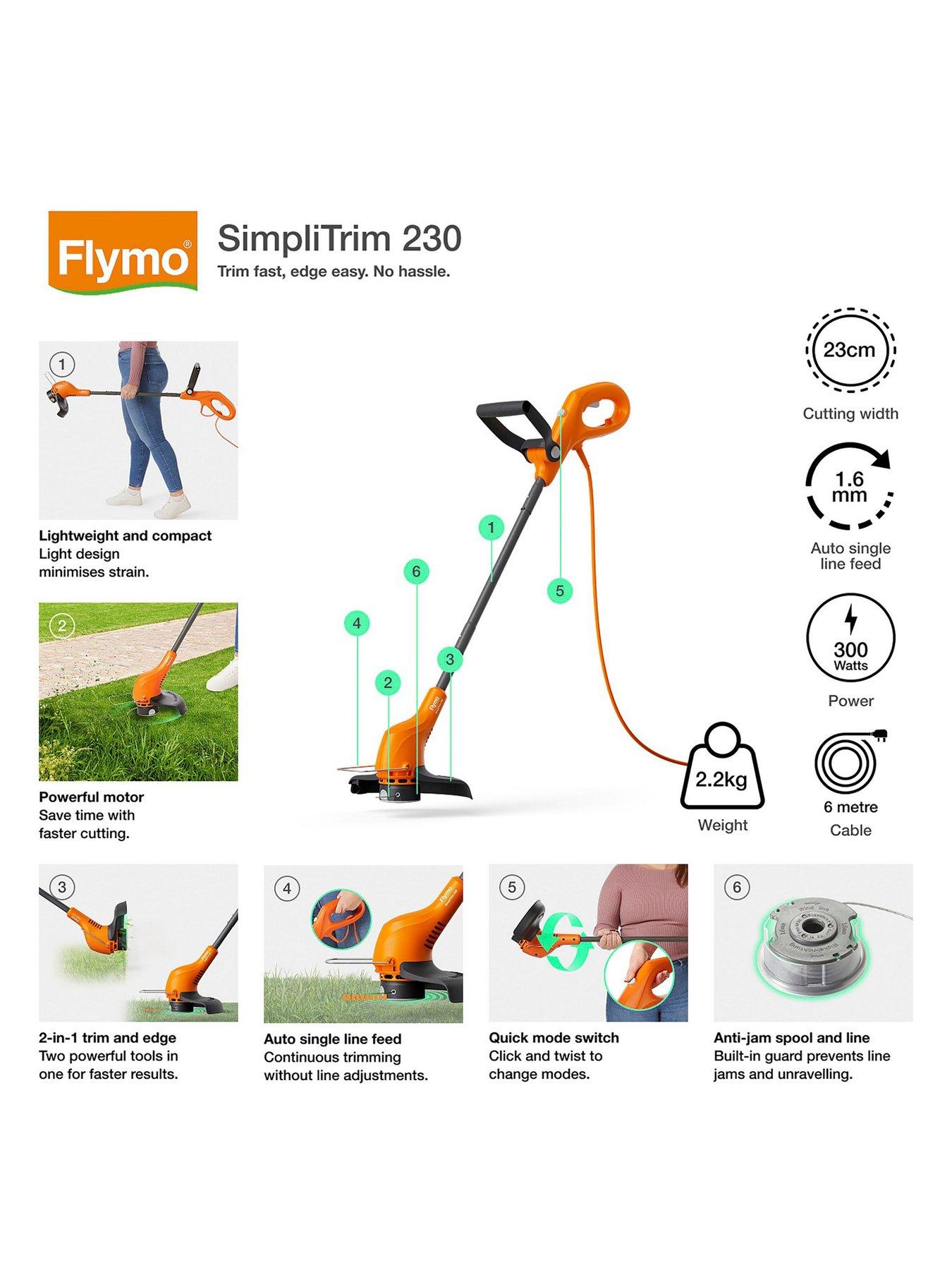 flymo-simplitrim-230-corded-grass-trimmerstillFront