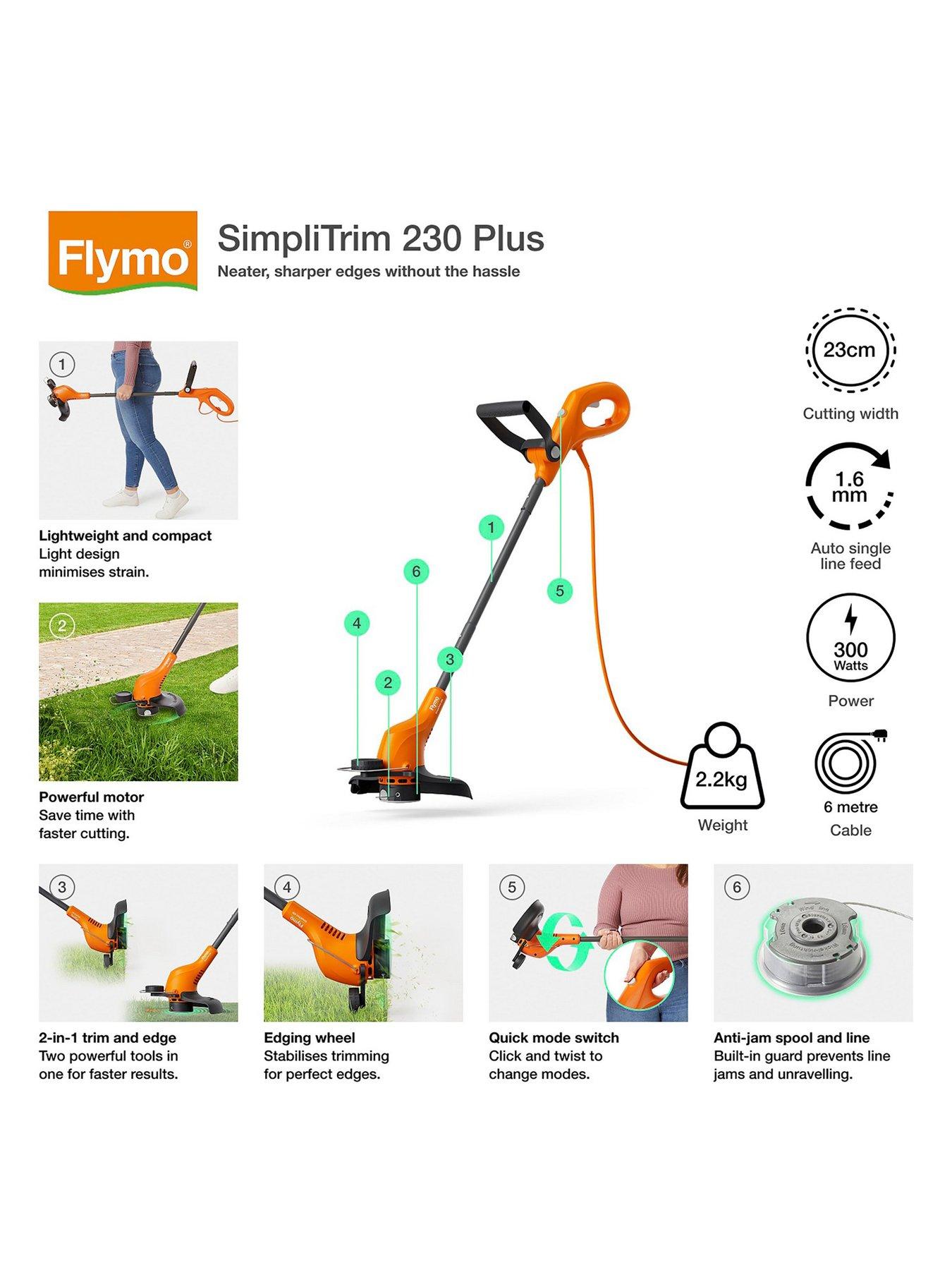 flymo-simplitrim-plus-230-corded-grass-trimmerstillFront