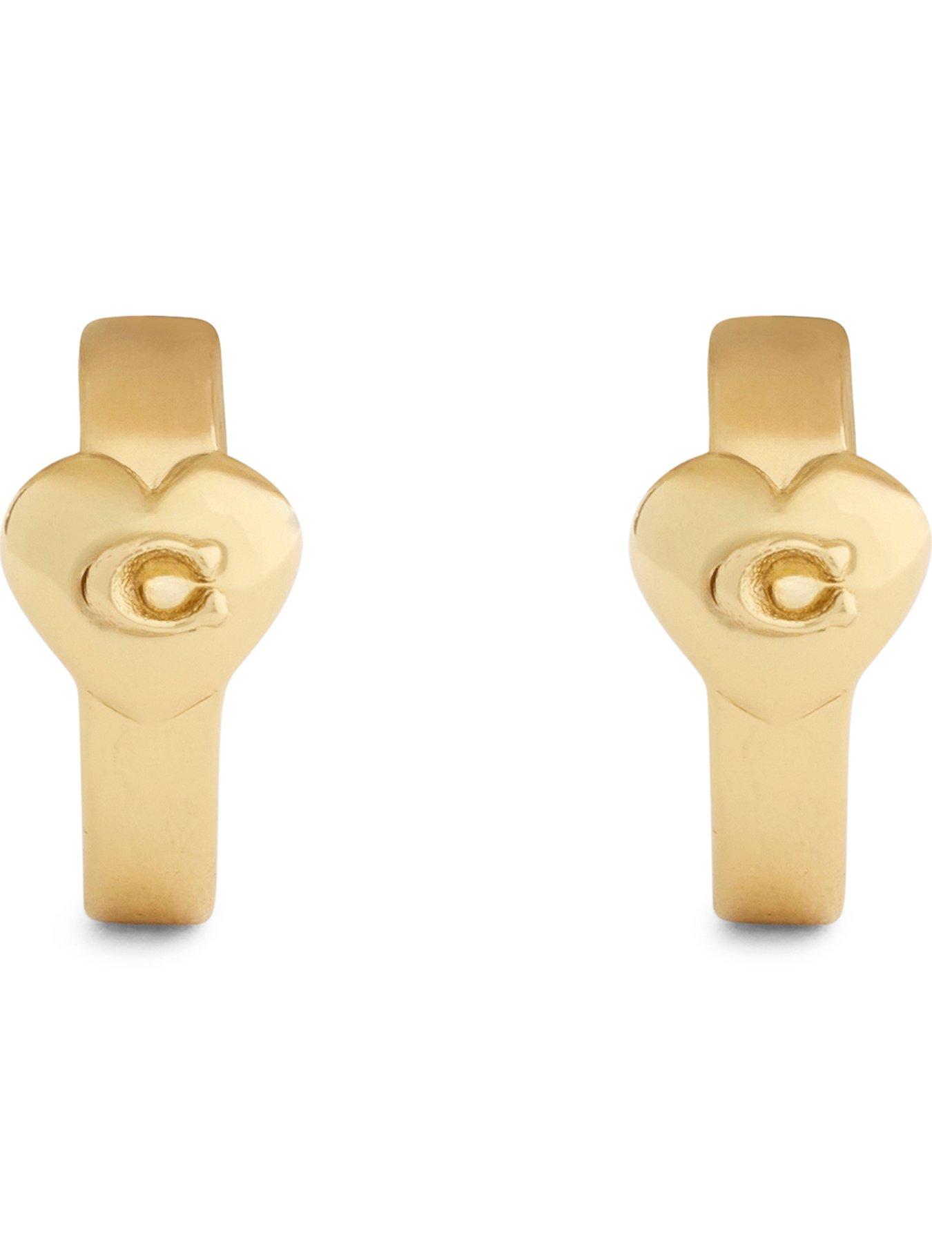 coach-heart-huggie-earringsfront