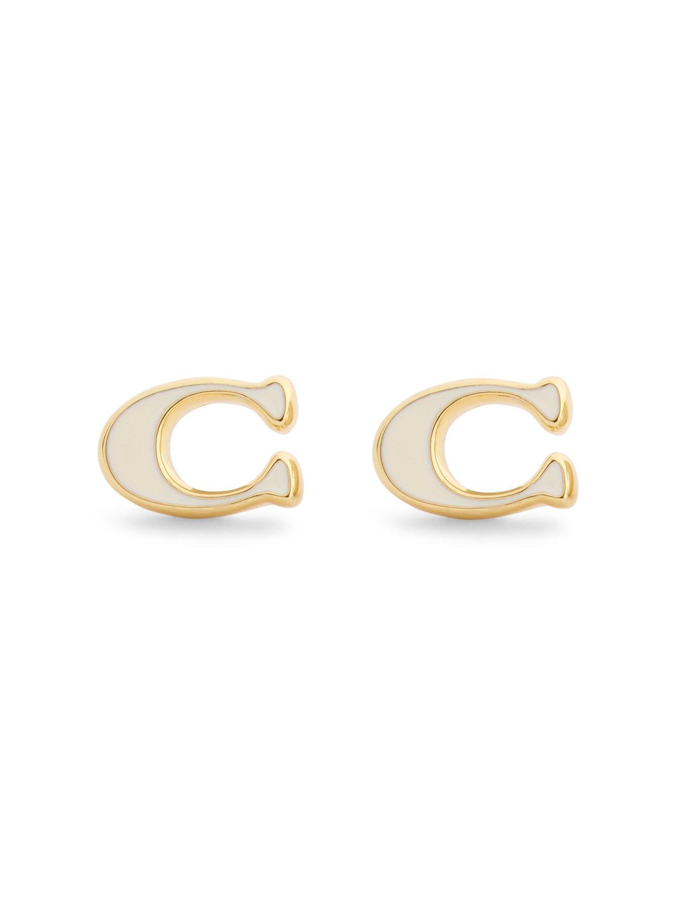 coach-enamel-c-stud-earringsstillFront