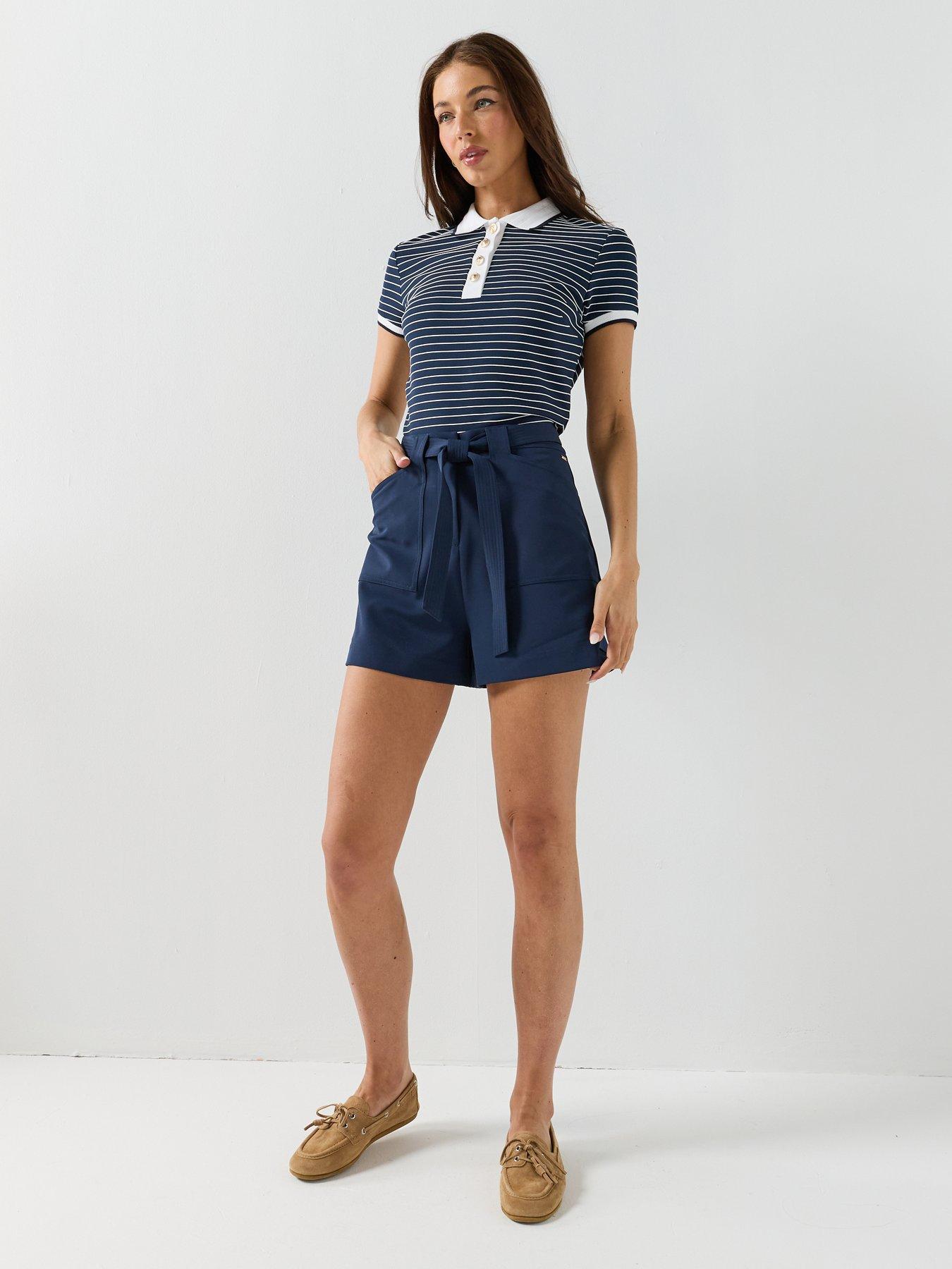 Image 3 of 5 of Guess New Valentina Shorts - Blue