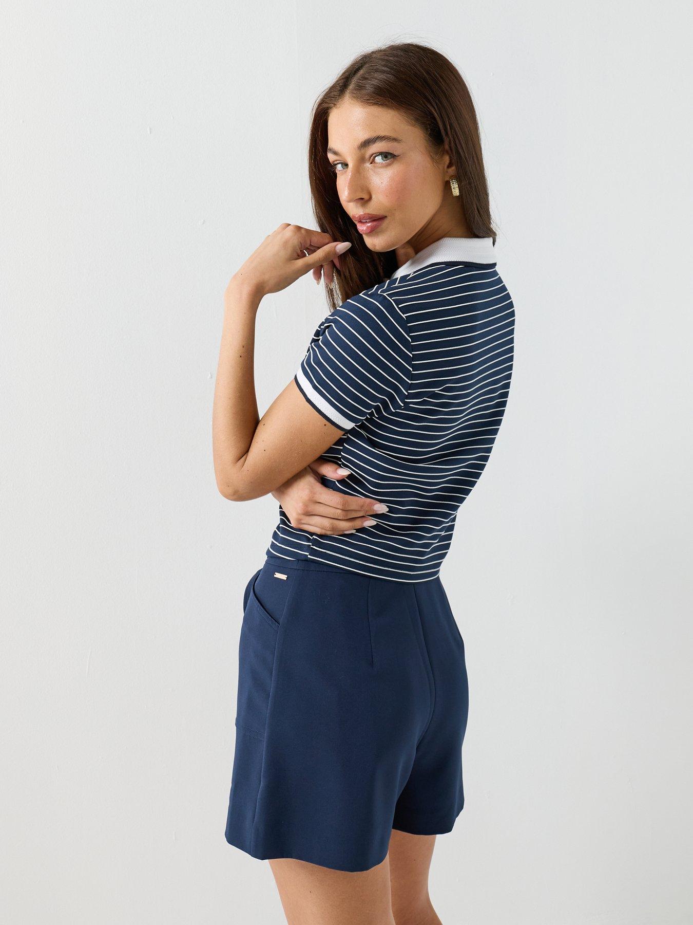 Image 5 of 5 of Guess New Valentina Shorts - Blue
