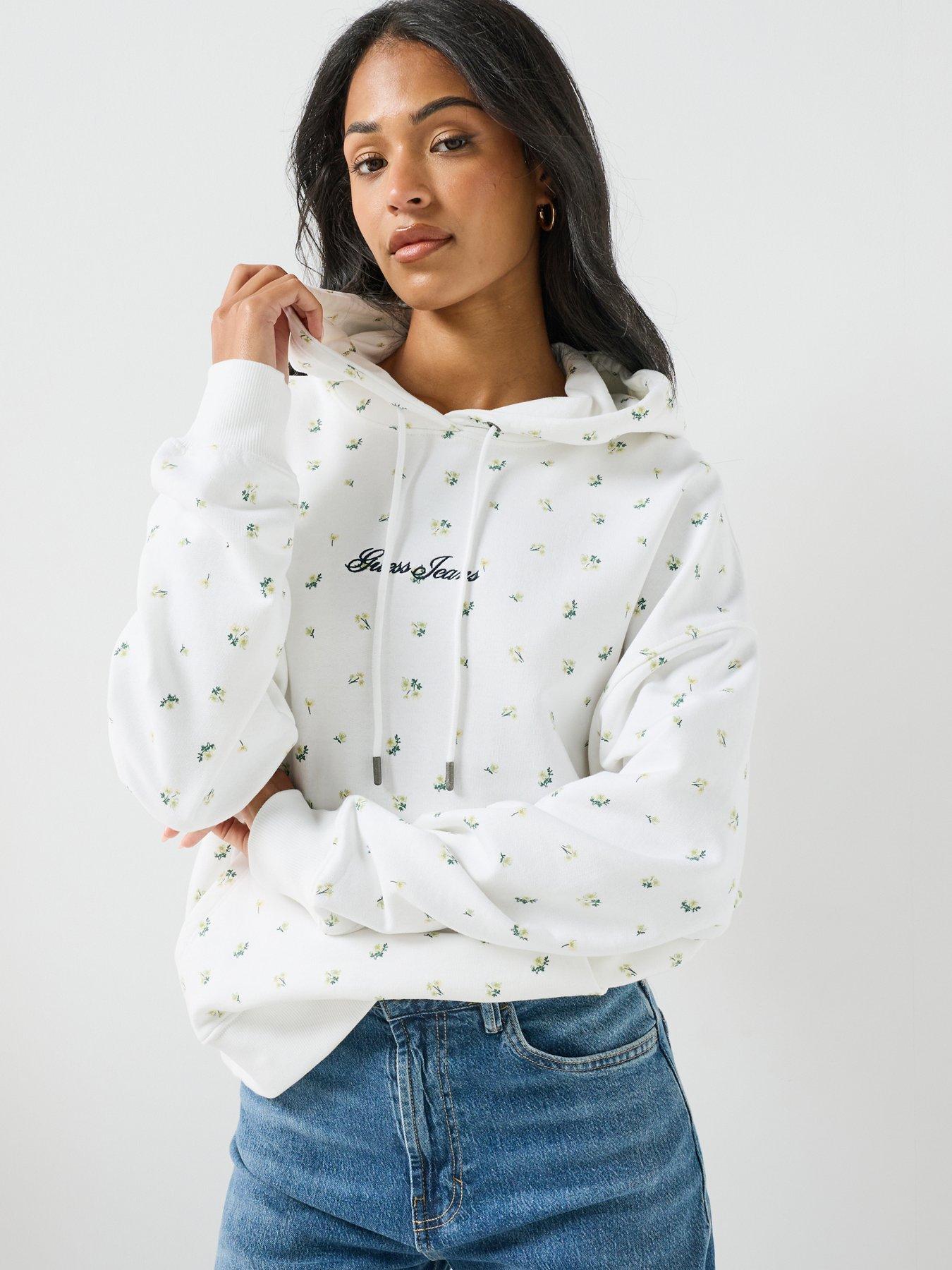 Guess Jeans Gj Over Hood Printed Sweatshir