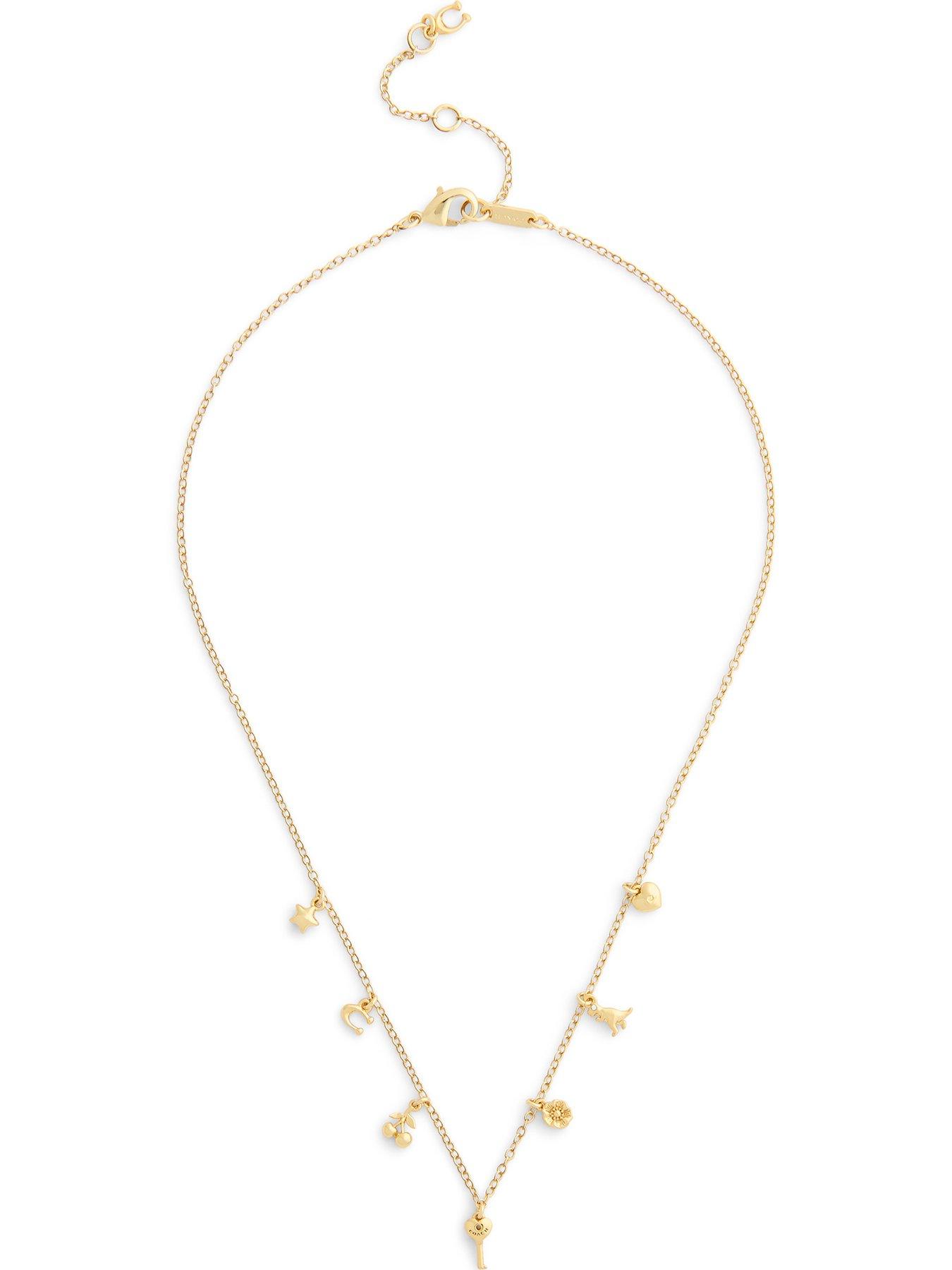 coach-classic-mini-charm-necklace-gold