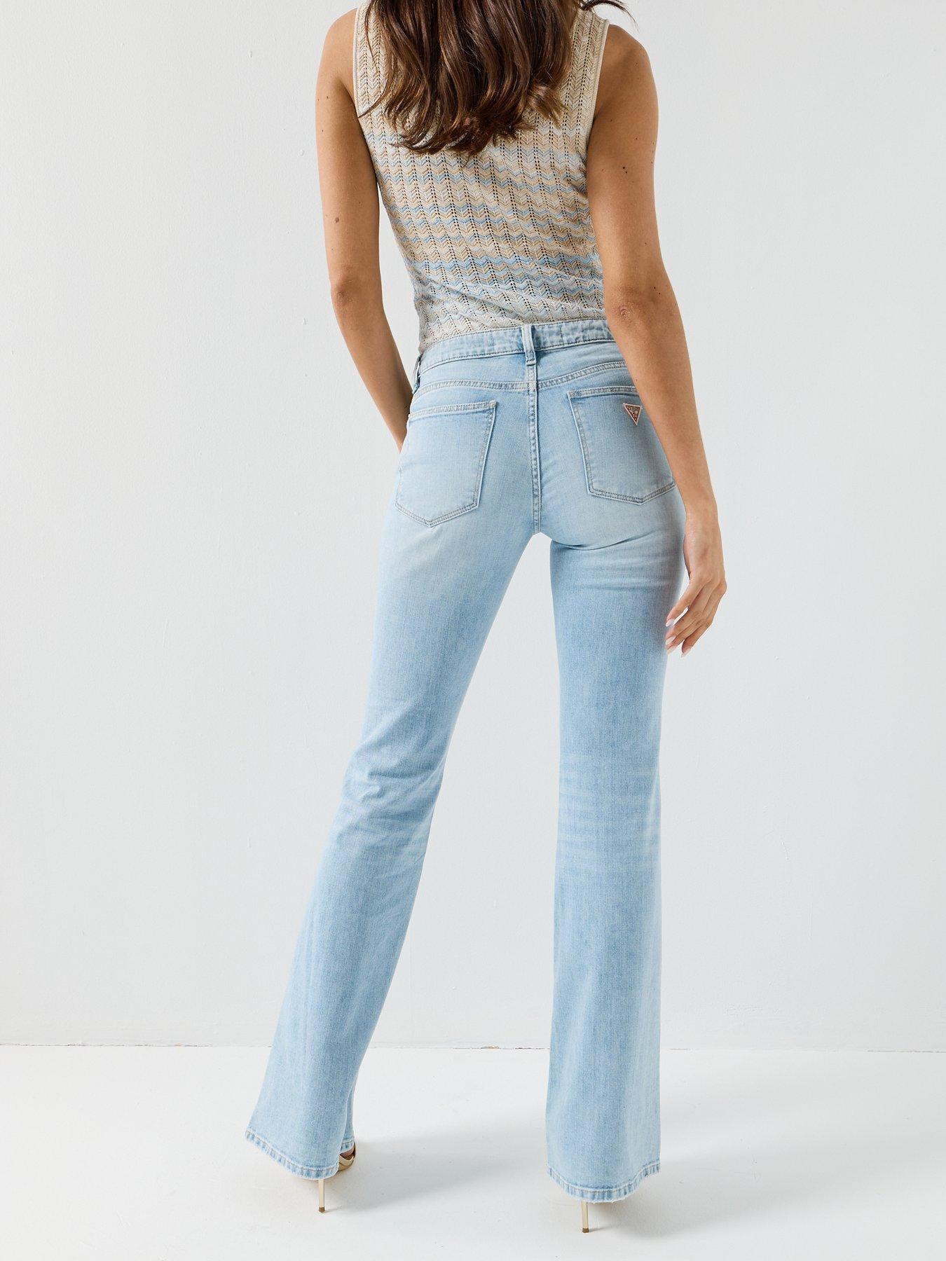 Image 2 of 5 of Guess Low Rise Bootcut Jeans - Blue
