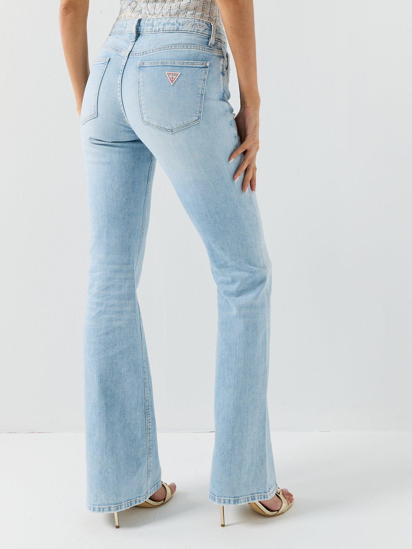 Image 4 of 5 of Guess Low Rise Bootcut Jeans - Blue