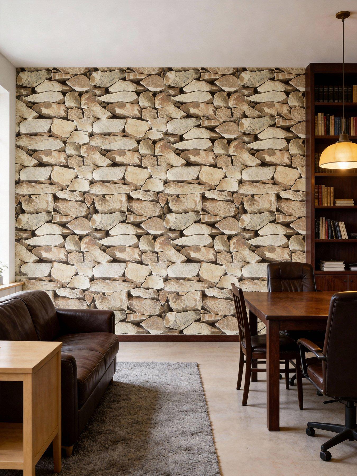 living-and-home-95m-rustic-stone-brick-textured-pvc-wallpaperdetail
