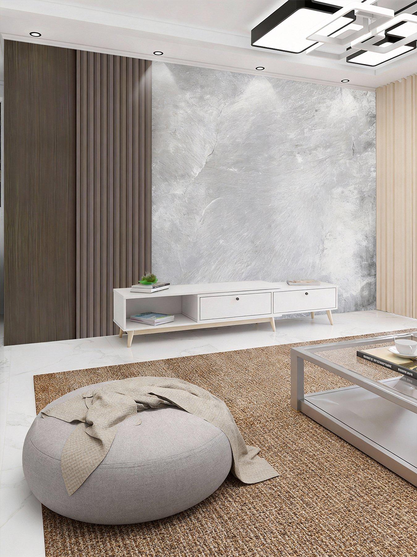 Living And Home 3M Grey Marble Contact Wallpaper Self Adhesive in One Colour