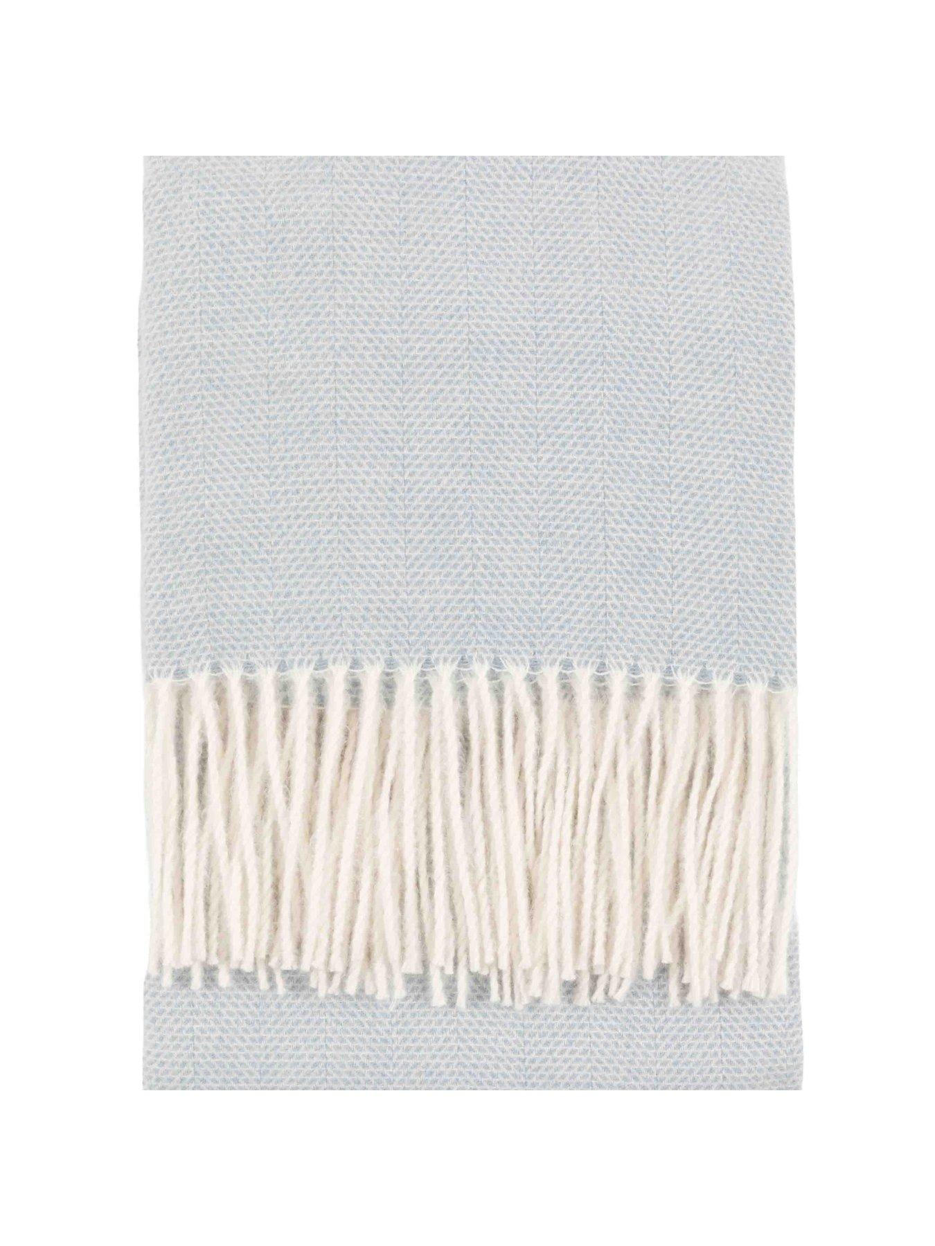 Image 2 of 4 of Gallery Direct Faux Cashmere Herringbone Throw
