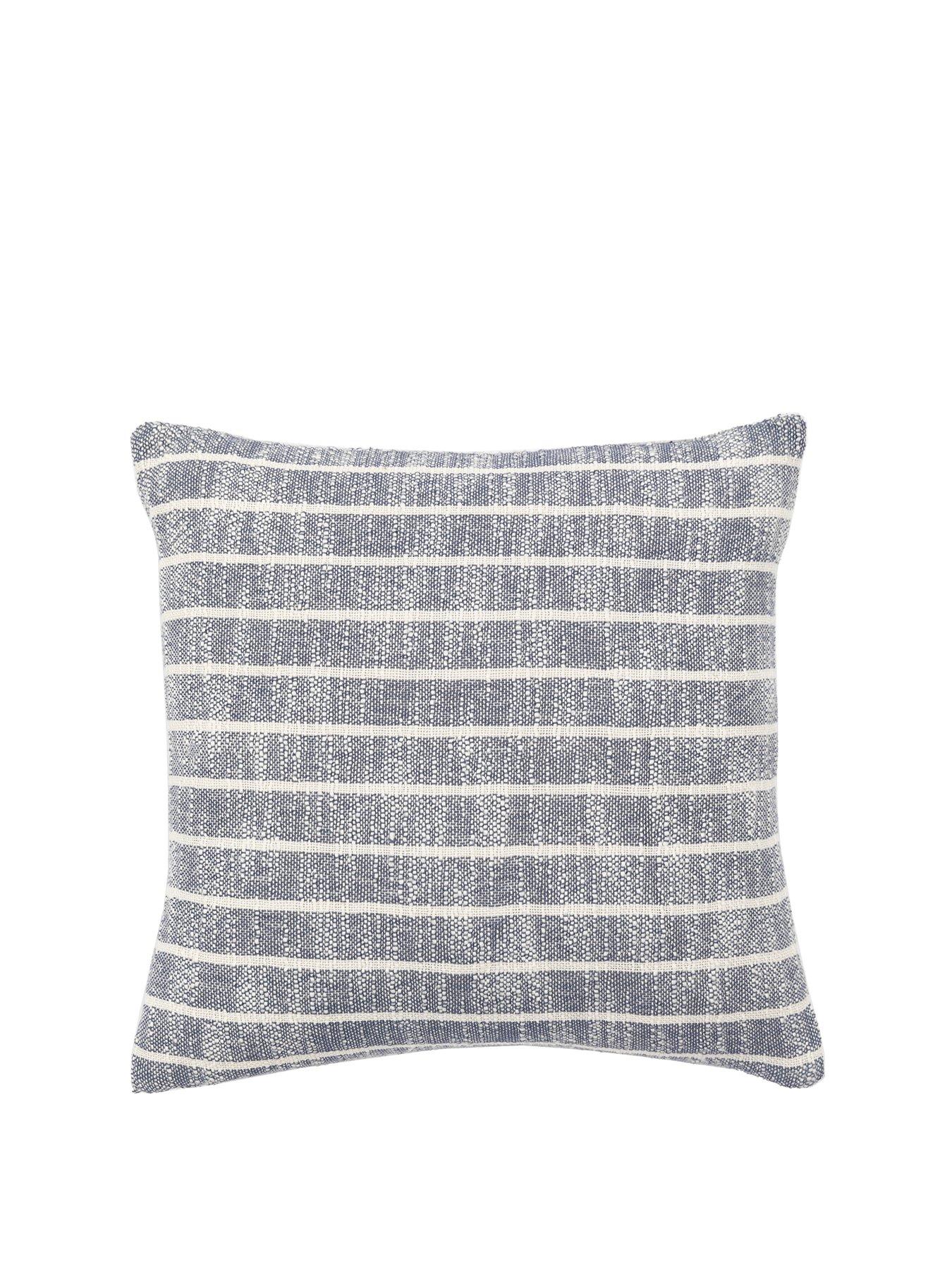 Image 2 of 6 of Gallery Melford Stripe Cushion Ink 450x450mm