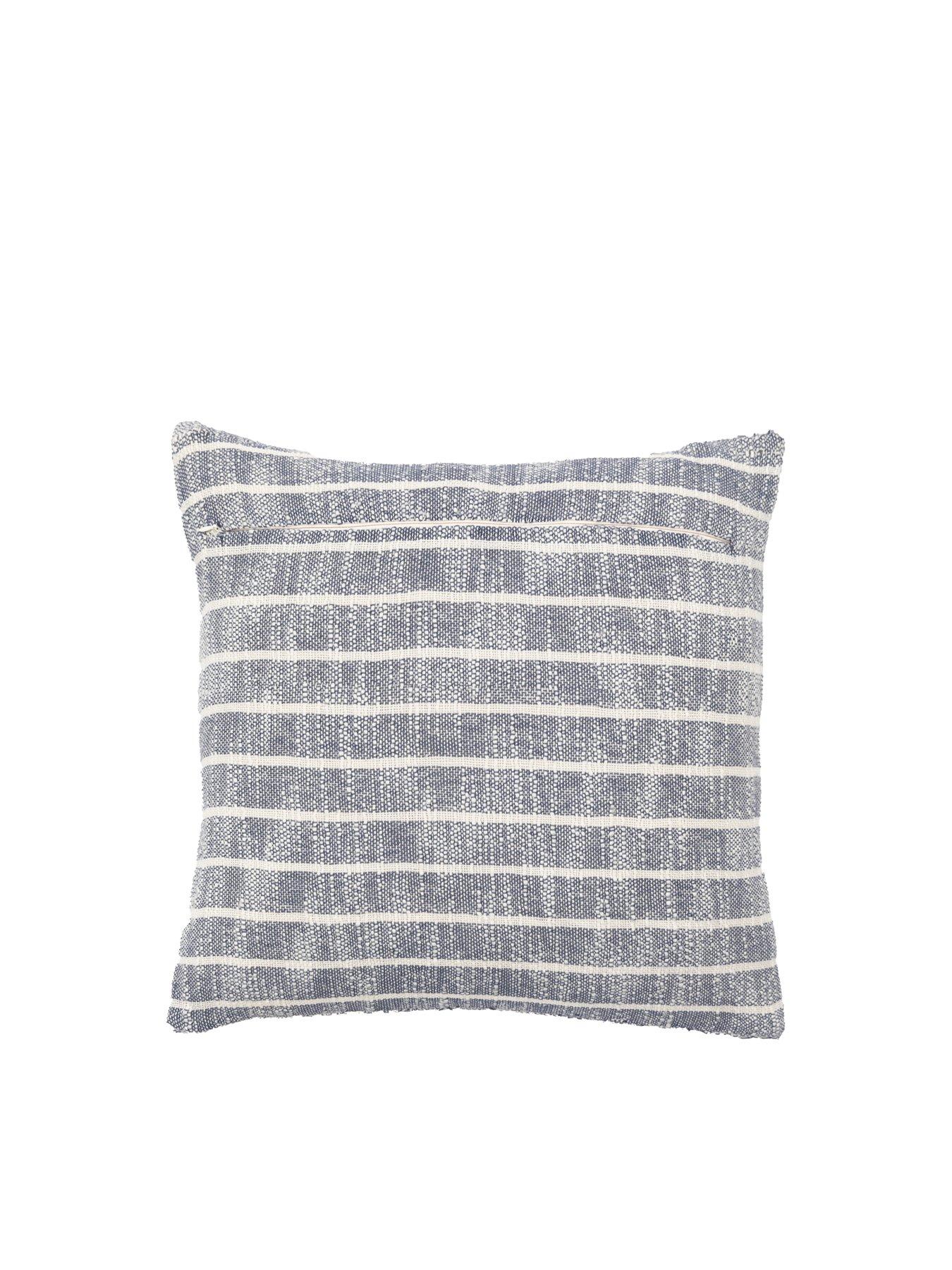 Image 4 of 6 of Gallery Melford Stripe Cushion Ink 450x450mm
