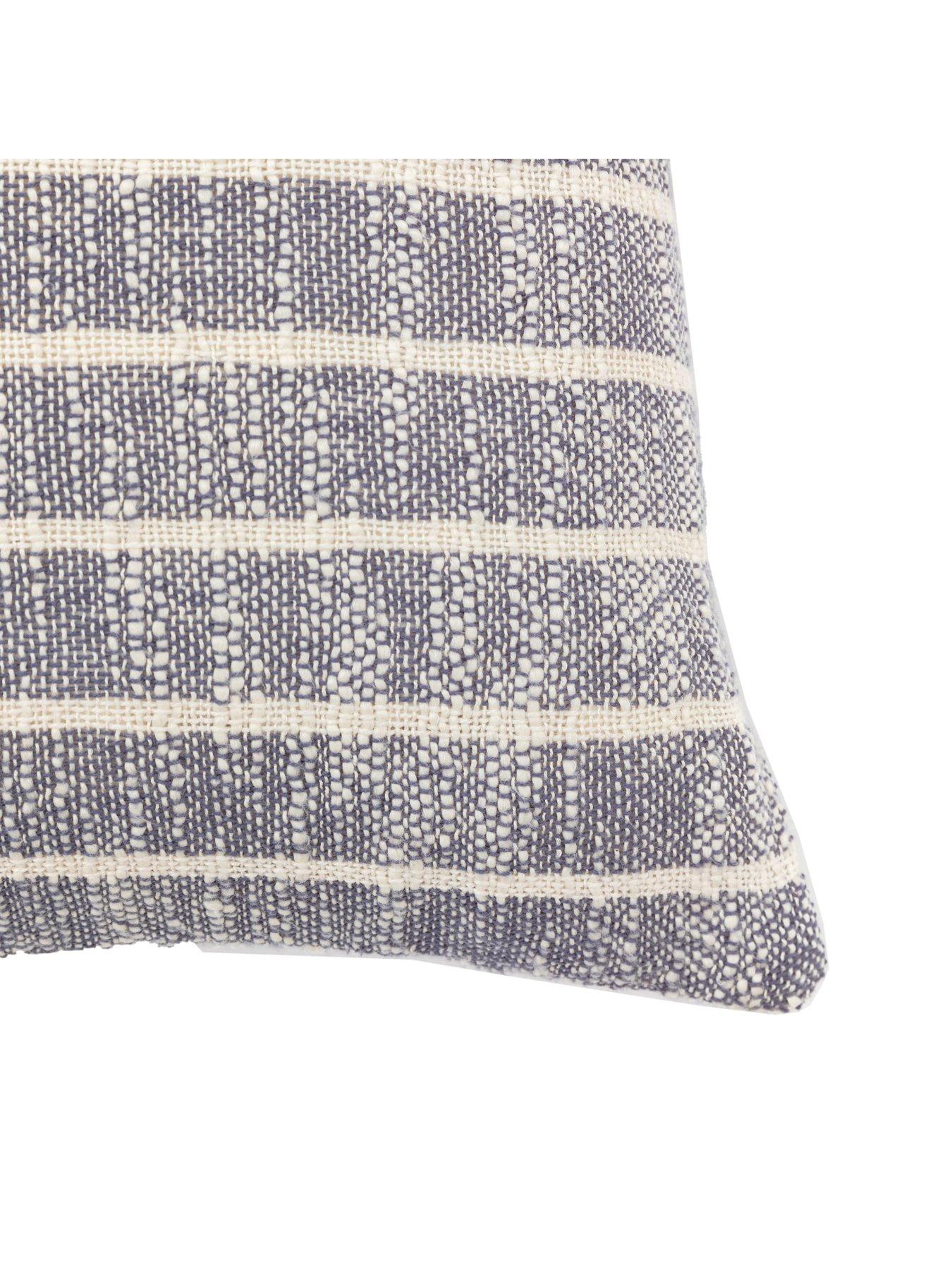 Image 5 of 6 of Gallery Melford Stripe Cushion Ink 450x450mm