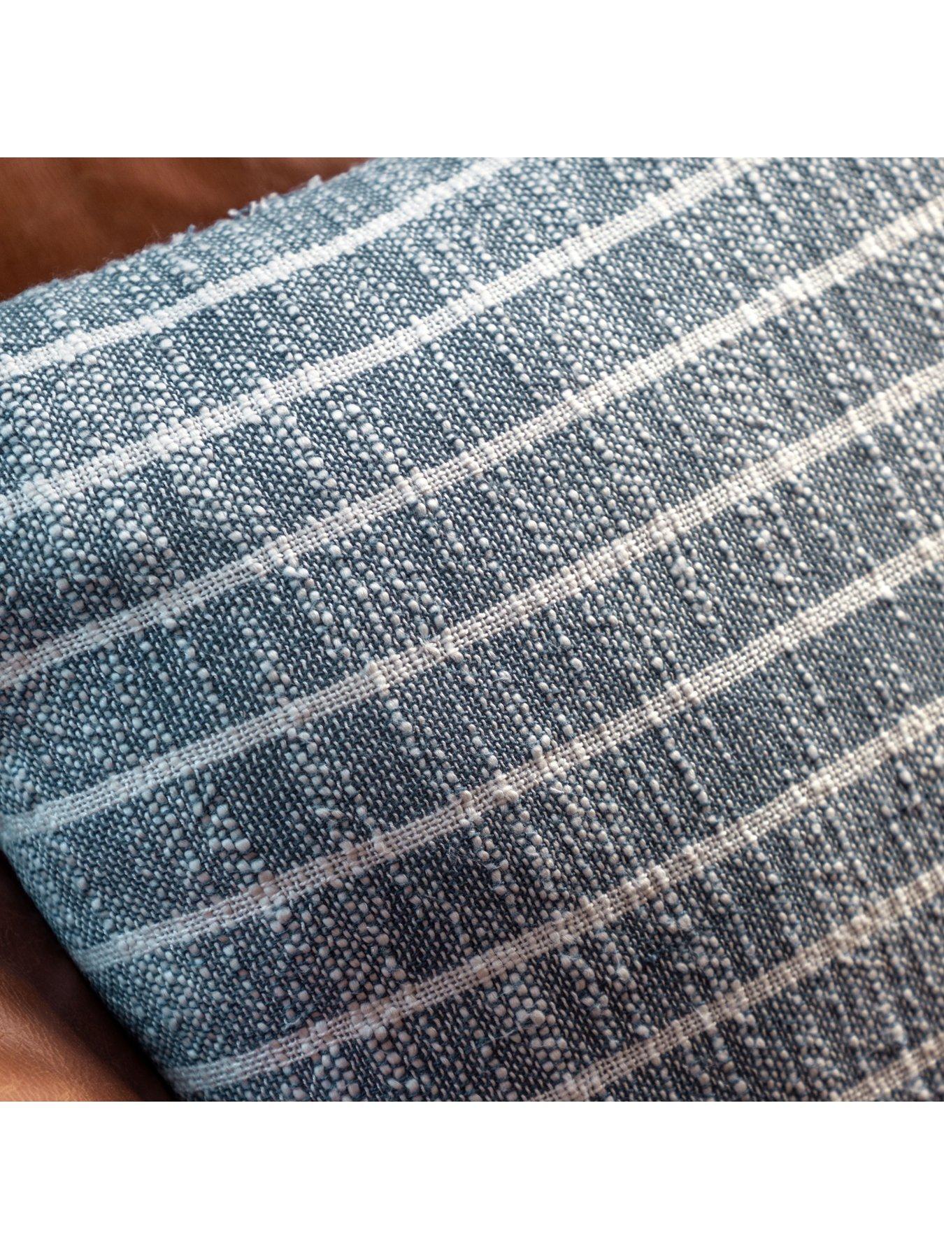 Image 6 of 6 of Gallery Melford Stripe Cushion Ink 450x450mm