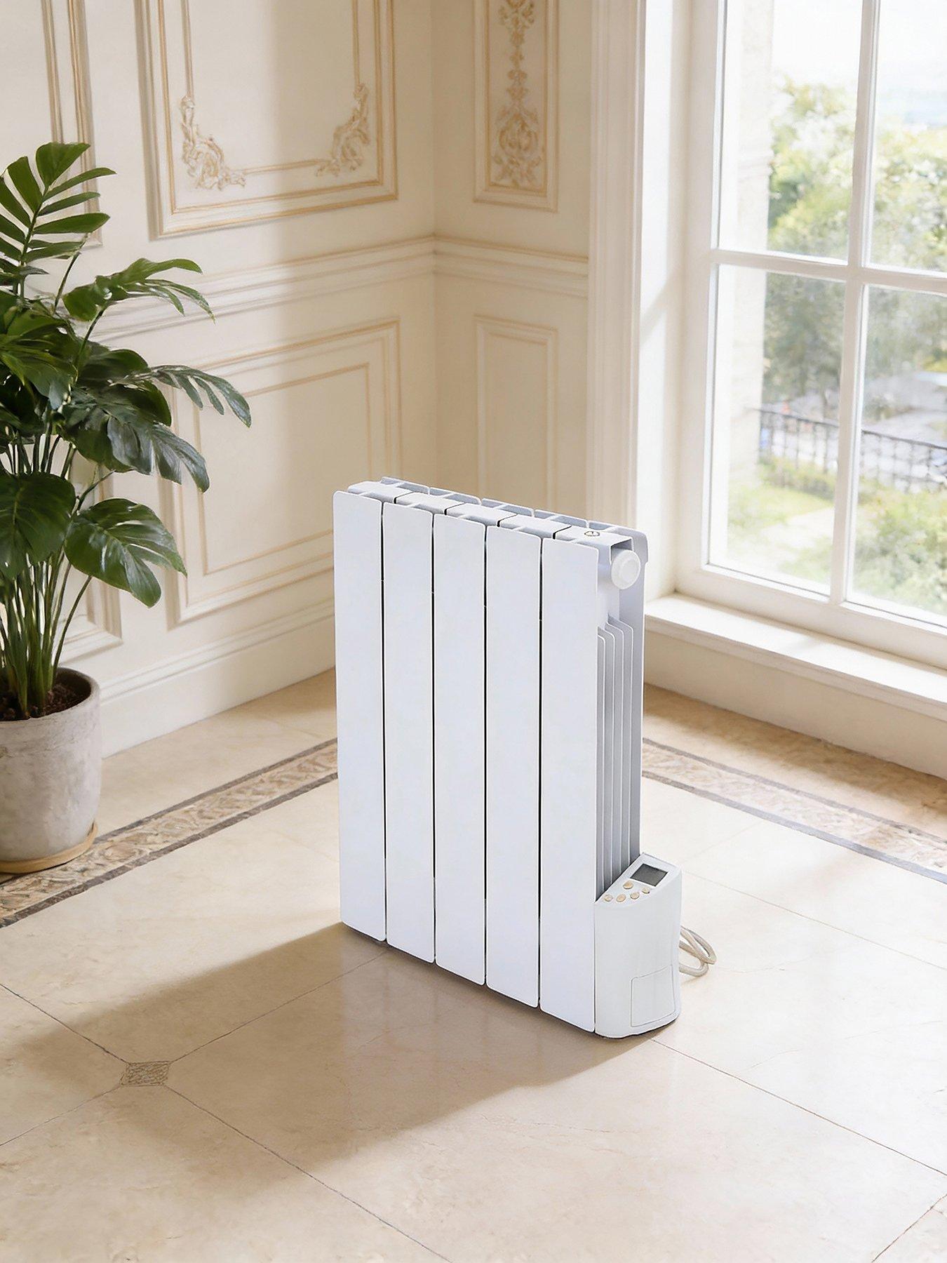Living And Home 5 Fins 900W Electric Oil Filled Radiator Space Heater in One Colour
