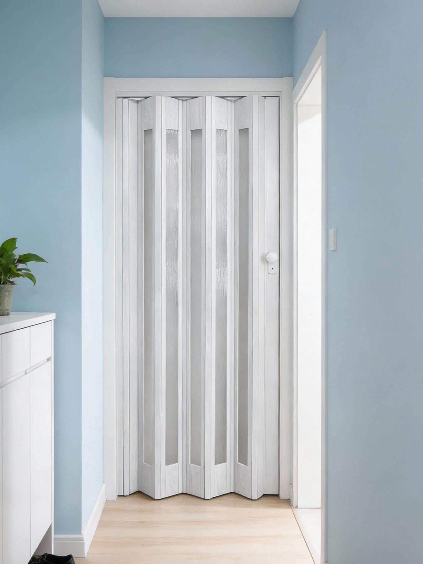 Living And Home Pvc Accordion Folding Door 87Cm W X 203Cm H in One Colour