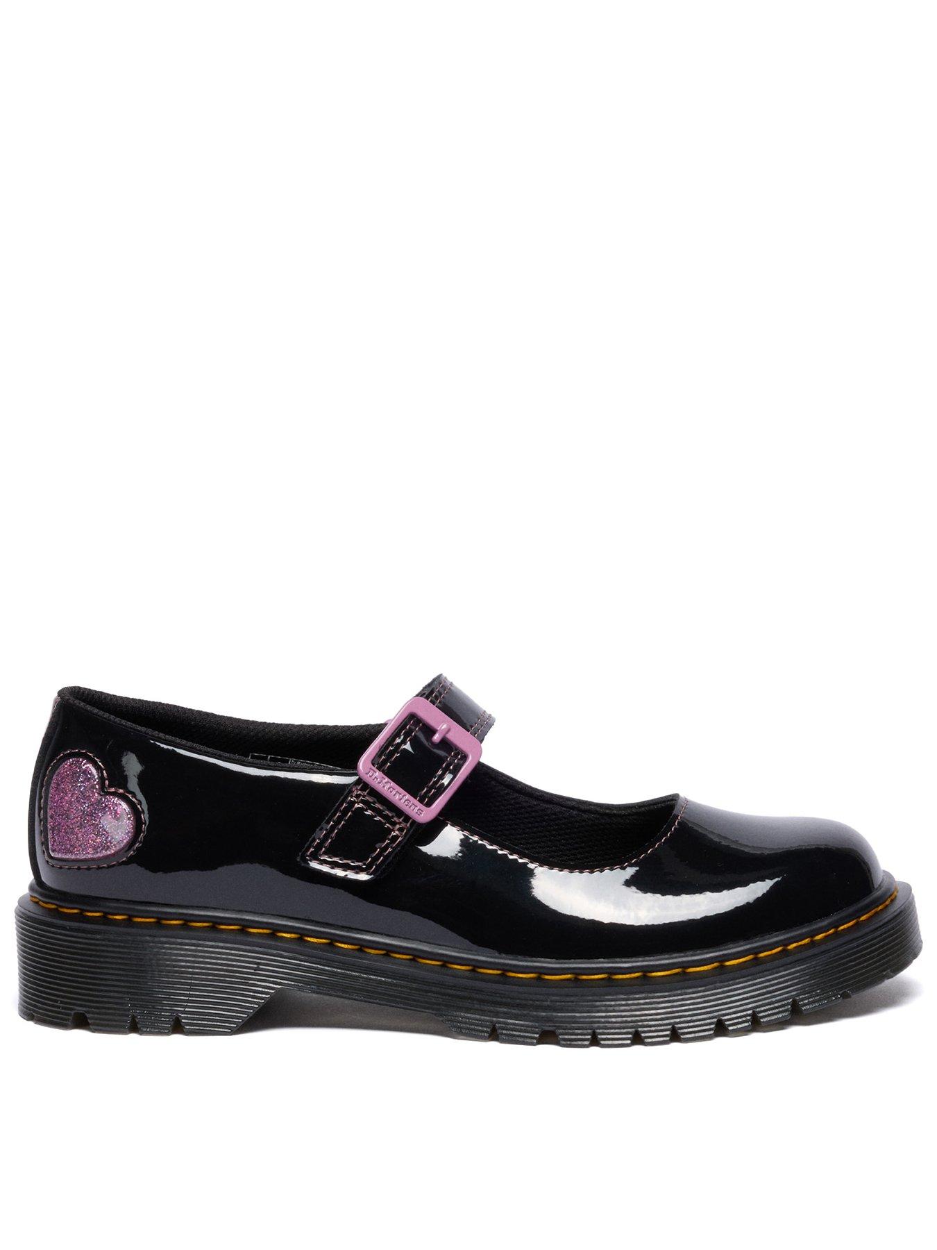 Dr Martens Youth Mj Bex Y Mary Jane Black Patent Lamper