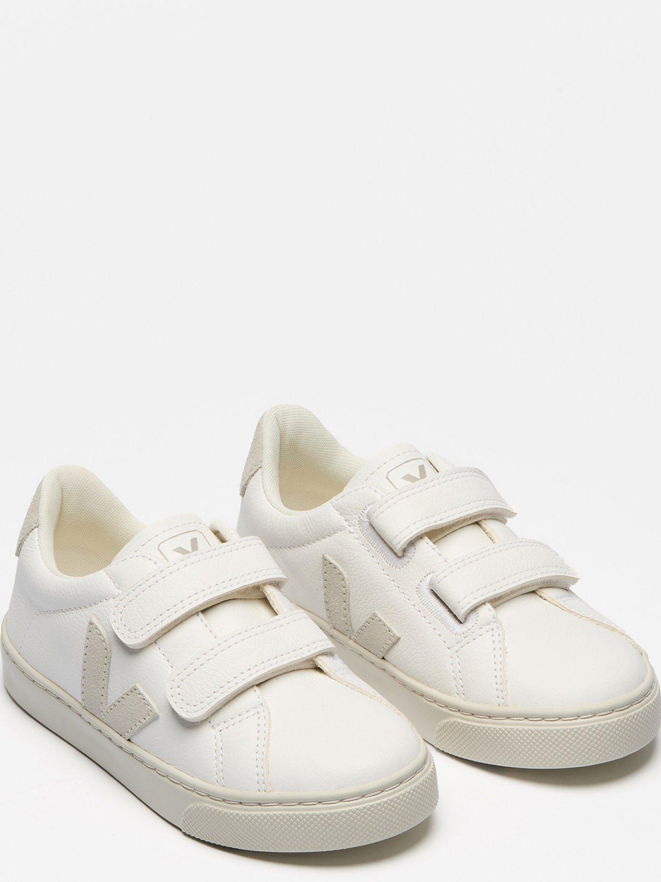 Image 3 of 3 of Veja Kids Esplar Leather Trainers - White