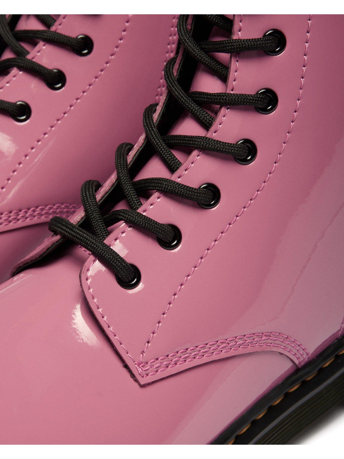 Image 7 of 7 of Dr Martens Youth 1460 Patent Leather Lace-up Boot - Pink