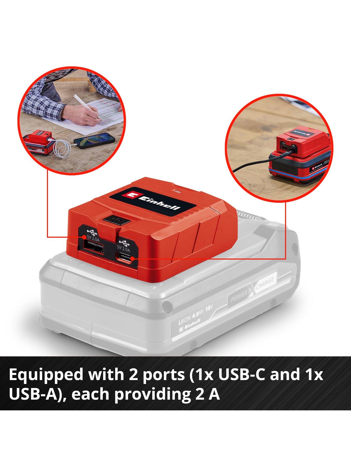 einhell-pxc-18v-usb-usb-c-bank-charger-body-onlyoutfit