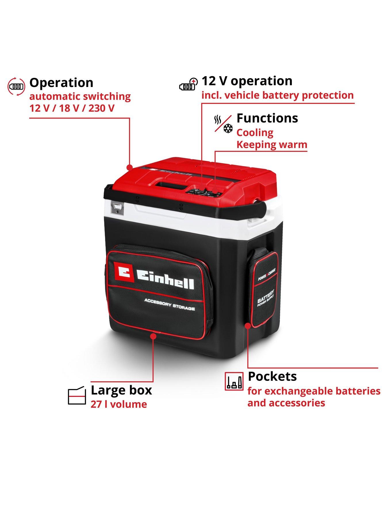 einhell-pxc-18v-26l-coolbox-mains-12v-and-battery-powered-body-onlystillFront
