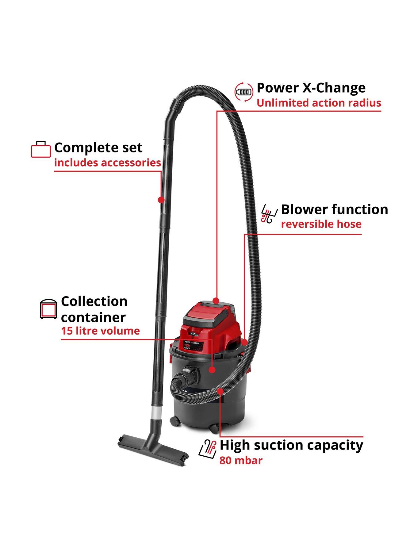einhell-pxc-18v-15-litre-wet-dry-vac-body-onlystillFront