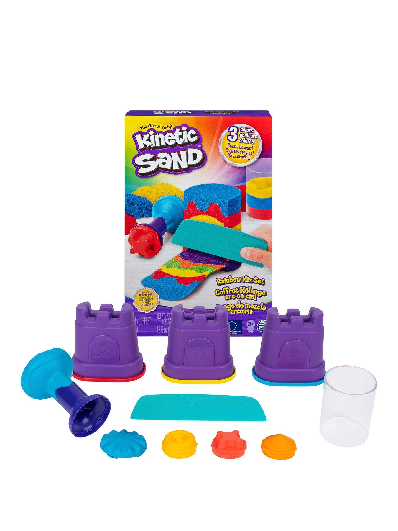 Kinetic Sand KNS Rainbow Mix set