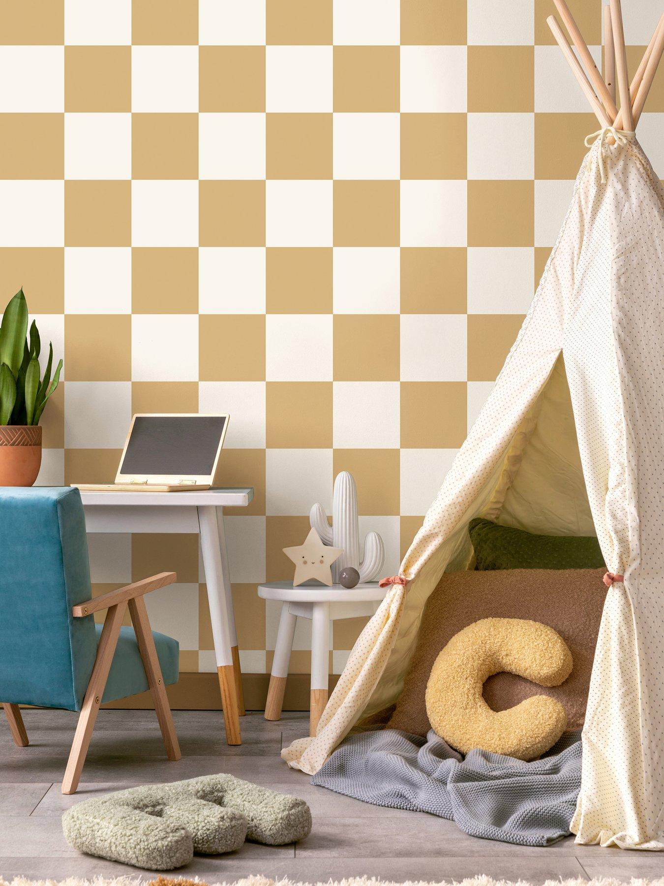 Holden Decor Check This Out! Orange Wallpaper