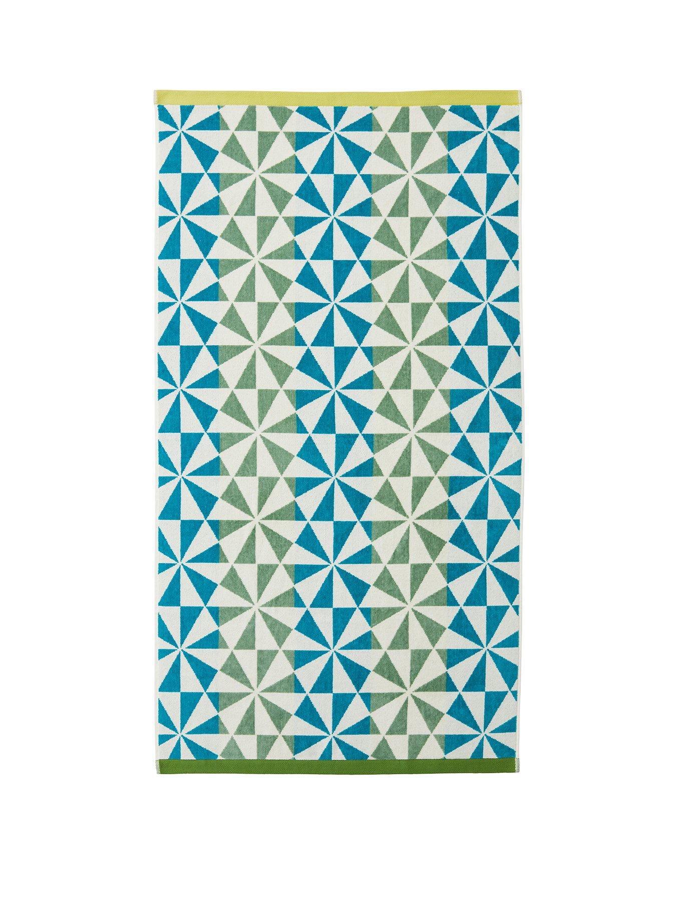 Image 2 of 2 of Land & Shore Sails Bath Sheet Green