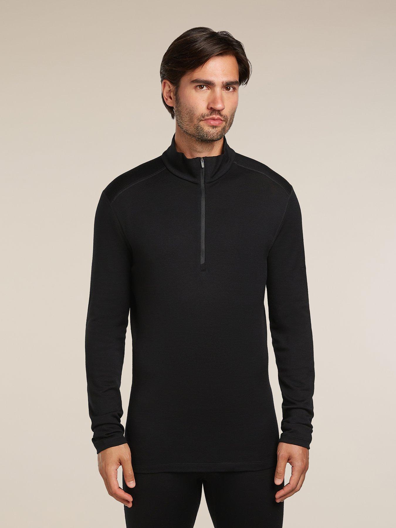 icebreaker-mens-merino-260-tech-12-zip-top-blackfront