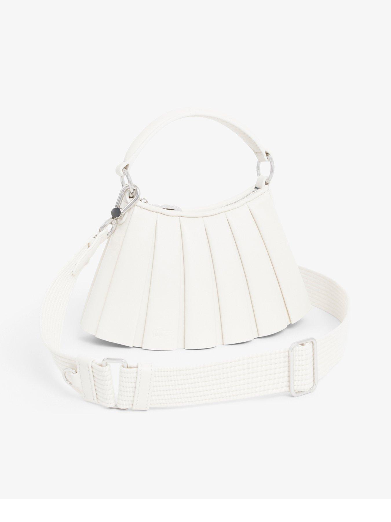 Image 1 of 5 of Lacoste Mini Lenglen Leather Bag - Christalline
