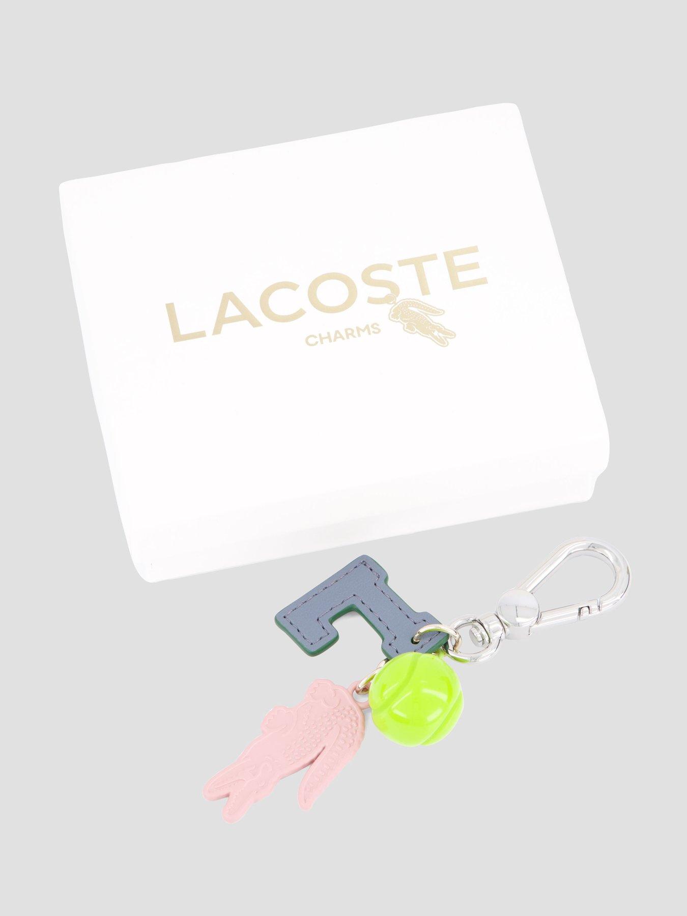 Image 3 of 4 of Lacoste Bag Charm - Pink