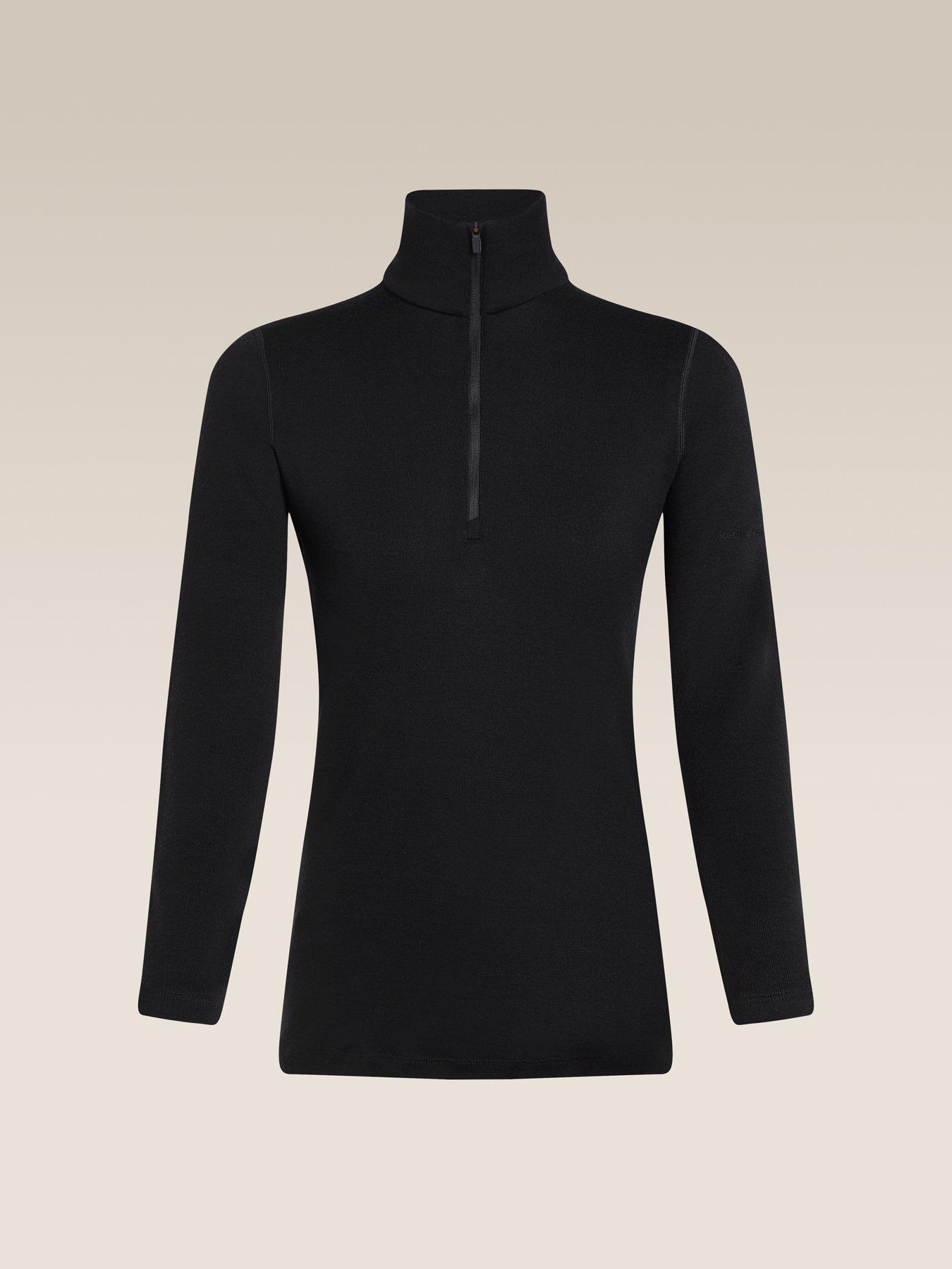 icebreaker-womens-260-tech-12-zip-top-blackdetail