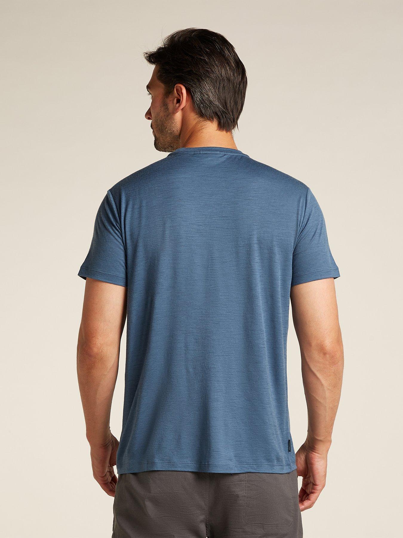 Image 2 of 3 of Icebreaker Mens Merino 150 Tech Lite Iii T-shirt - Blue