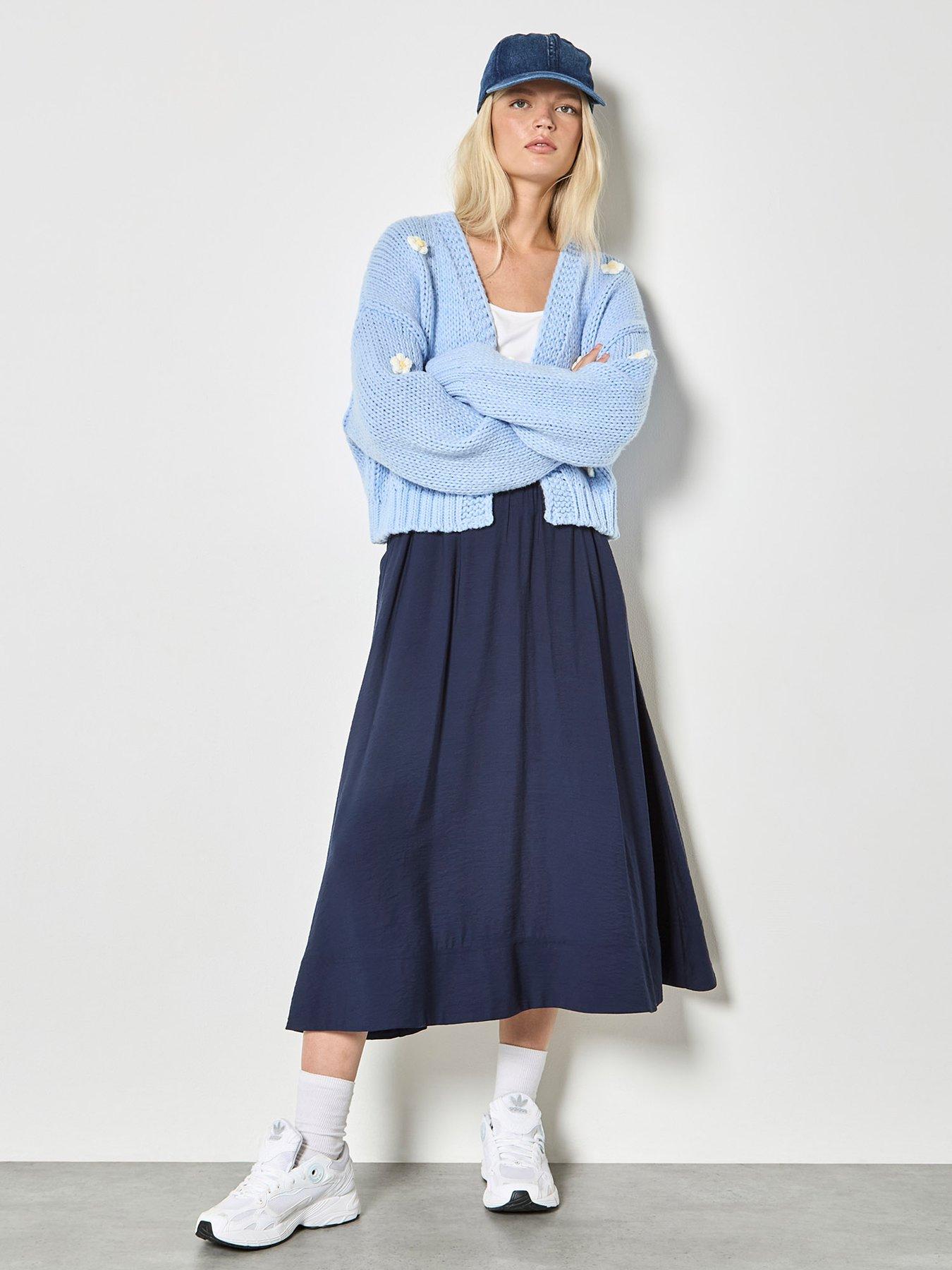 apricot-colourful-daisies-open-cardigan-blueback