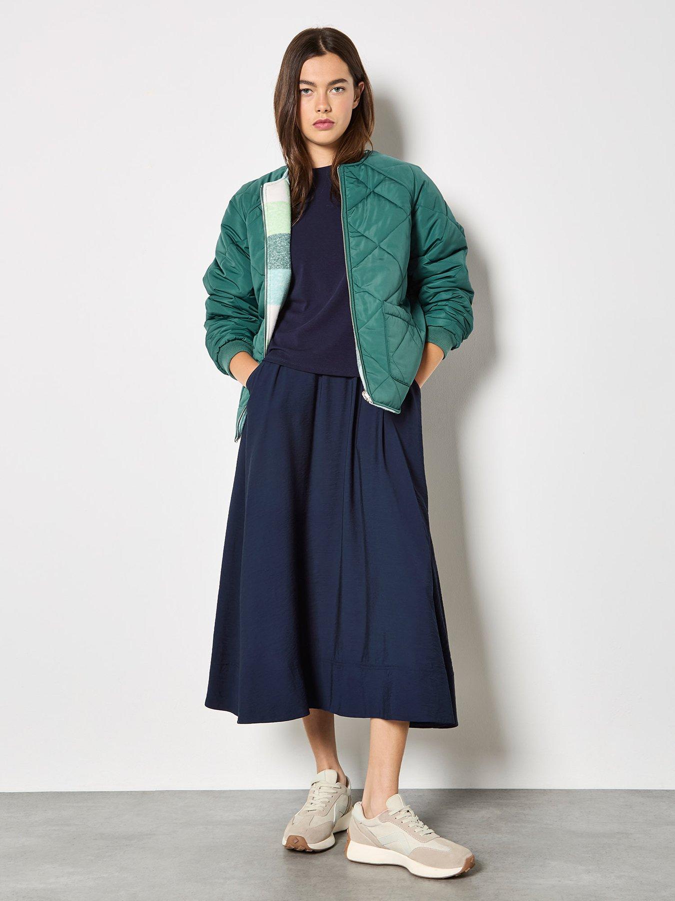 apricot-check-fleece-reversible-quilted-jacket-greenback