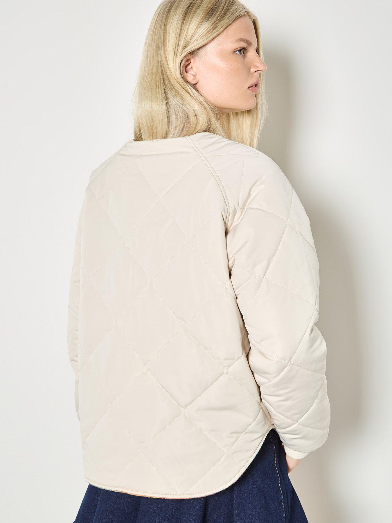 apricot-check-fleece-reversible-quilted-jacket-creamdetail