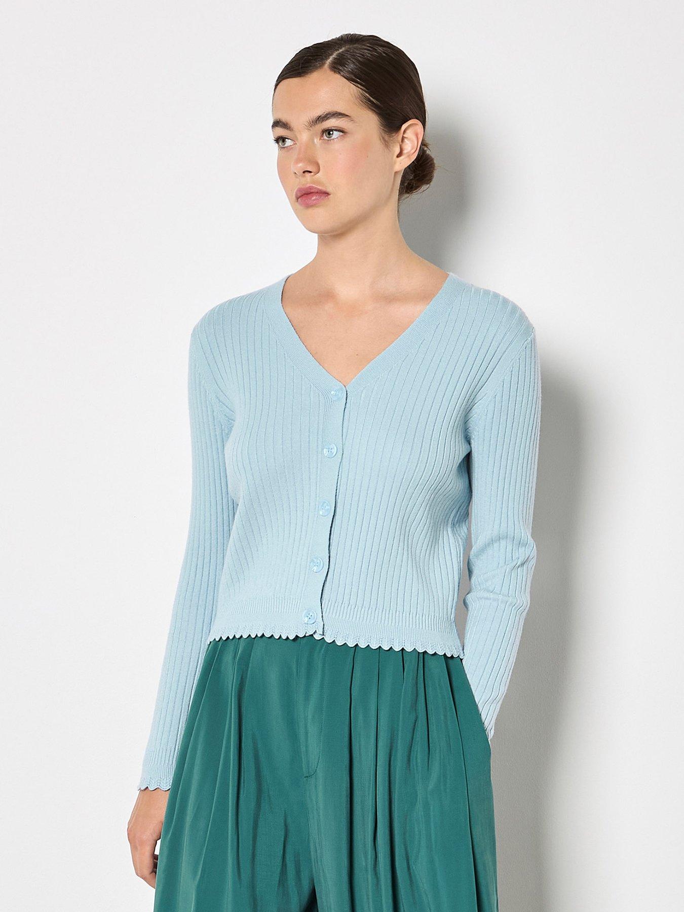apricot-apricot-ribbed-scallop-basic-cardiganfront