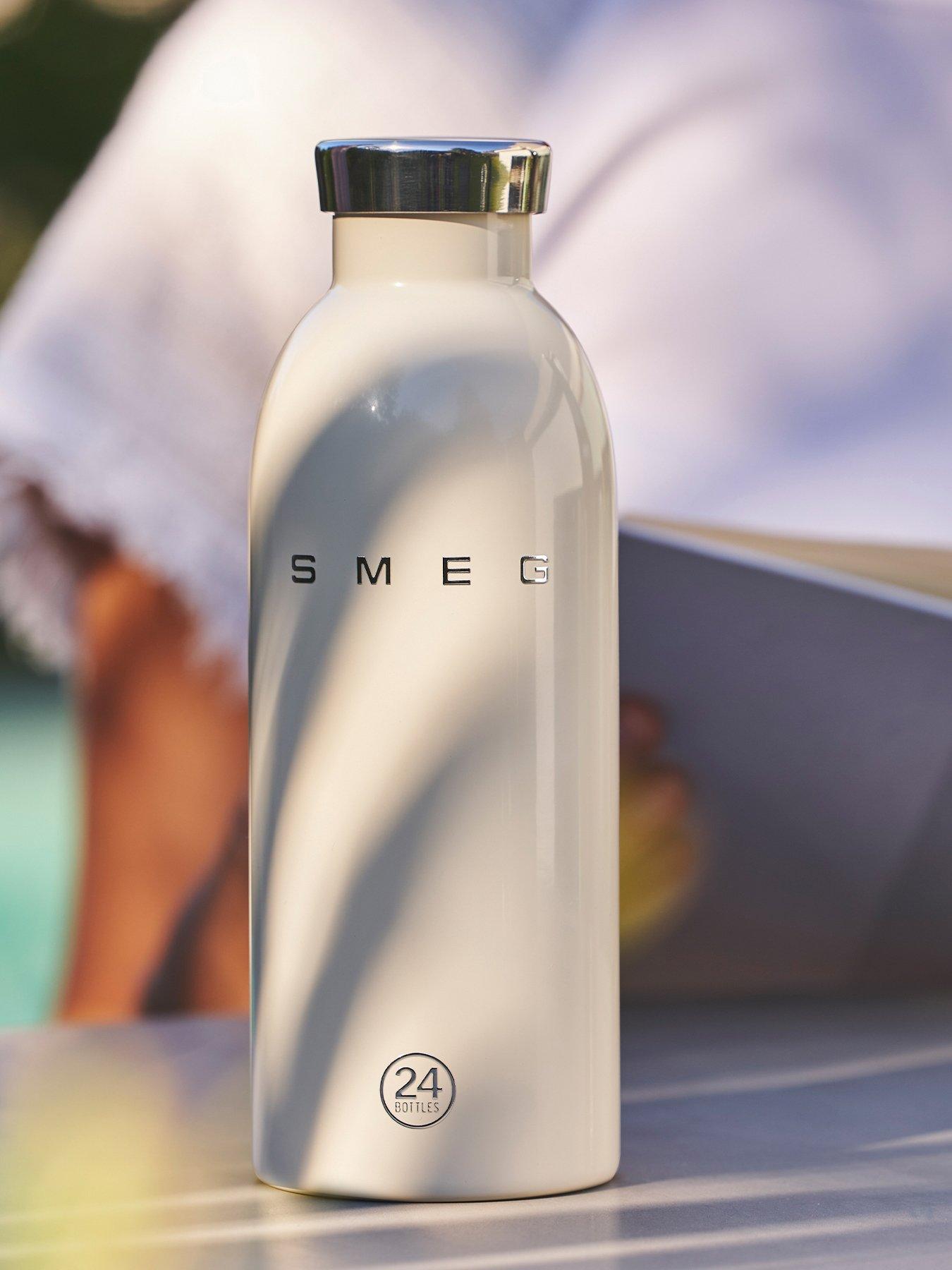 Smeg Smeg X 24bottles Lightweight And Leakproof Clima Bottle, Stainless Steel, 500ml, Cream