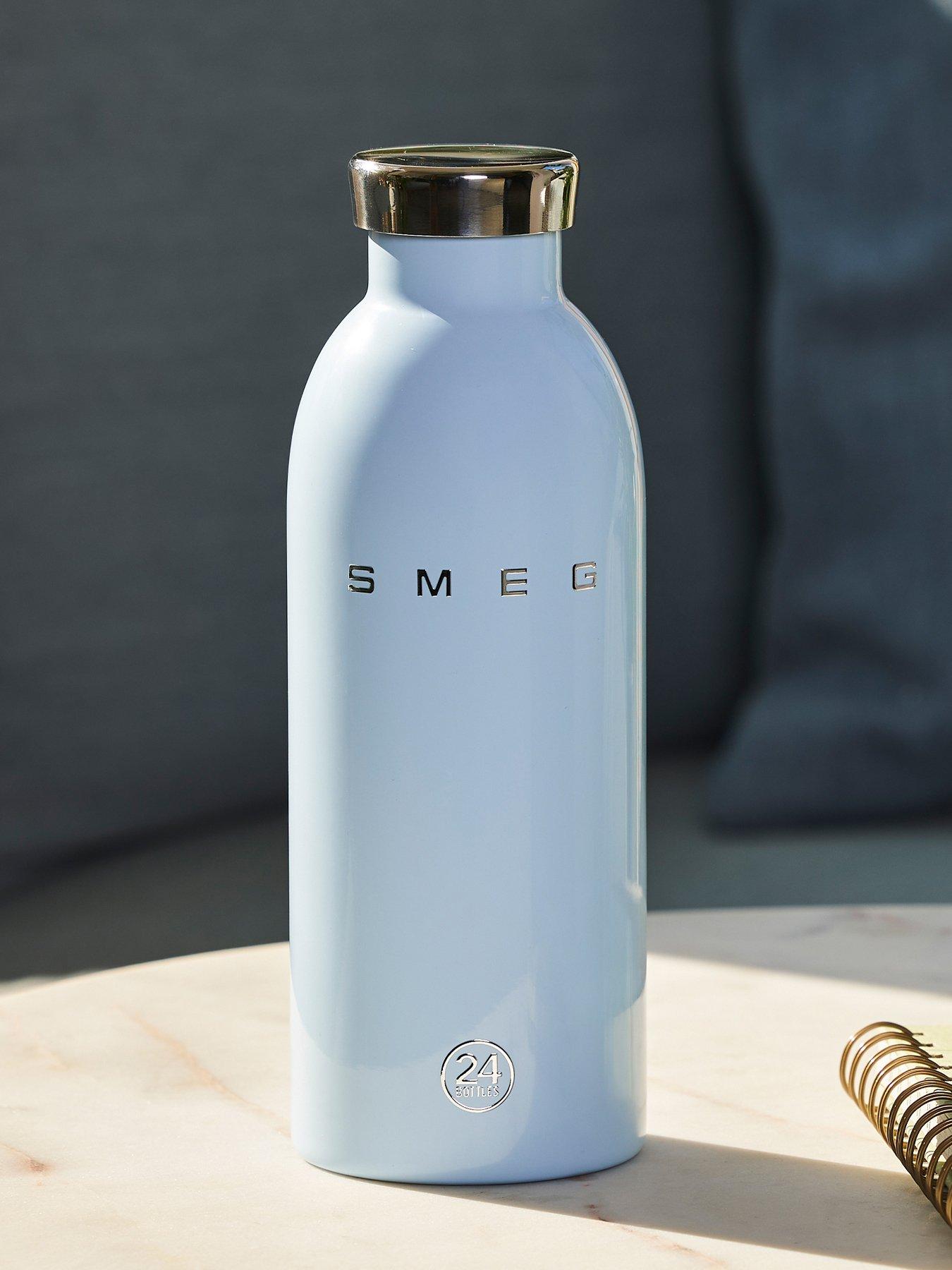 Smeg Smeg X 24bottles Lightweight And Leakproof Clima Bottle, Stainless Steel, 500ml, Pastel Blue