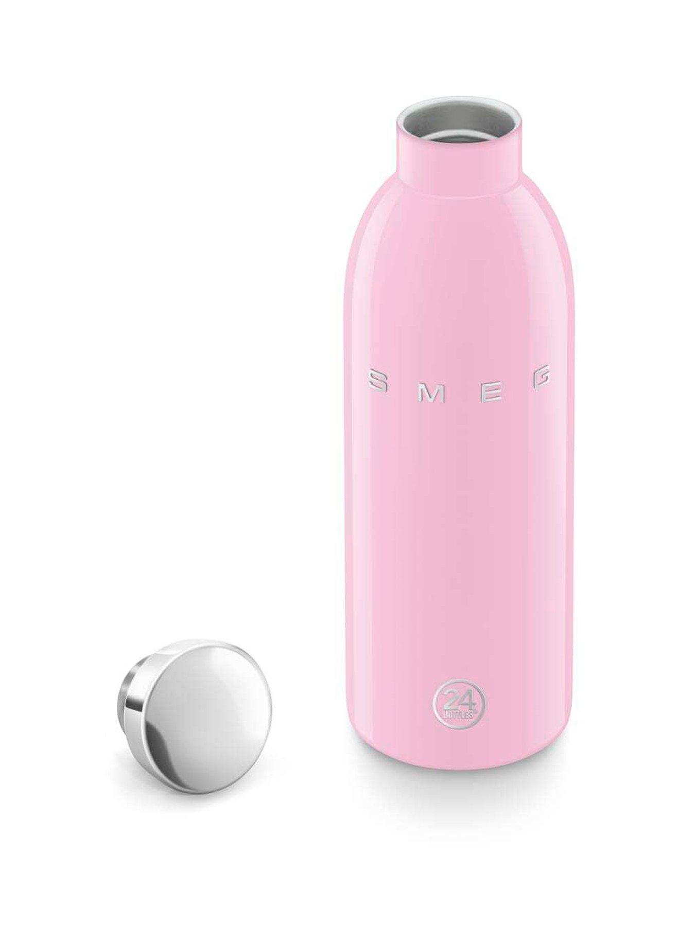 smeg-24bottles-lightweight-and-leakproof-clima-bottle-stainless-steel-500ml-pinkstillFront