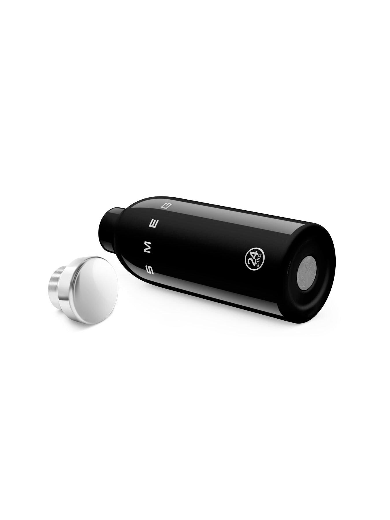 Image 3 of 6 of Smeg 24Bottles Lightweight And Leakproof Clima Bottle, Stainless Steel, 500ml, Black
