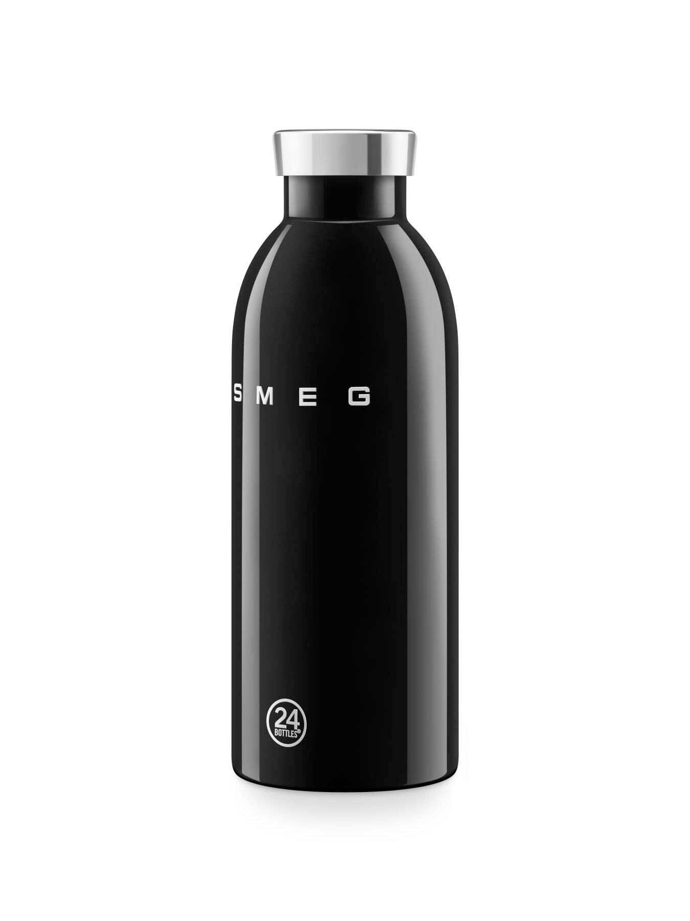 Image 4 of 6 of Smeg 24Bottles Lightweight And Leakproof Clima Bottle, Stainless Steel, 500ml, Black
