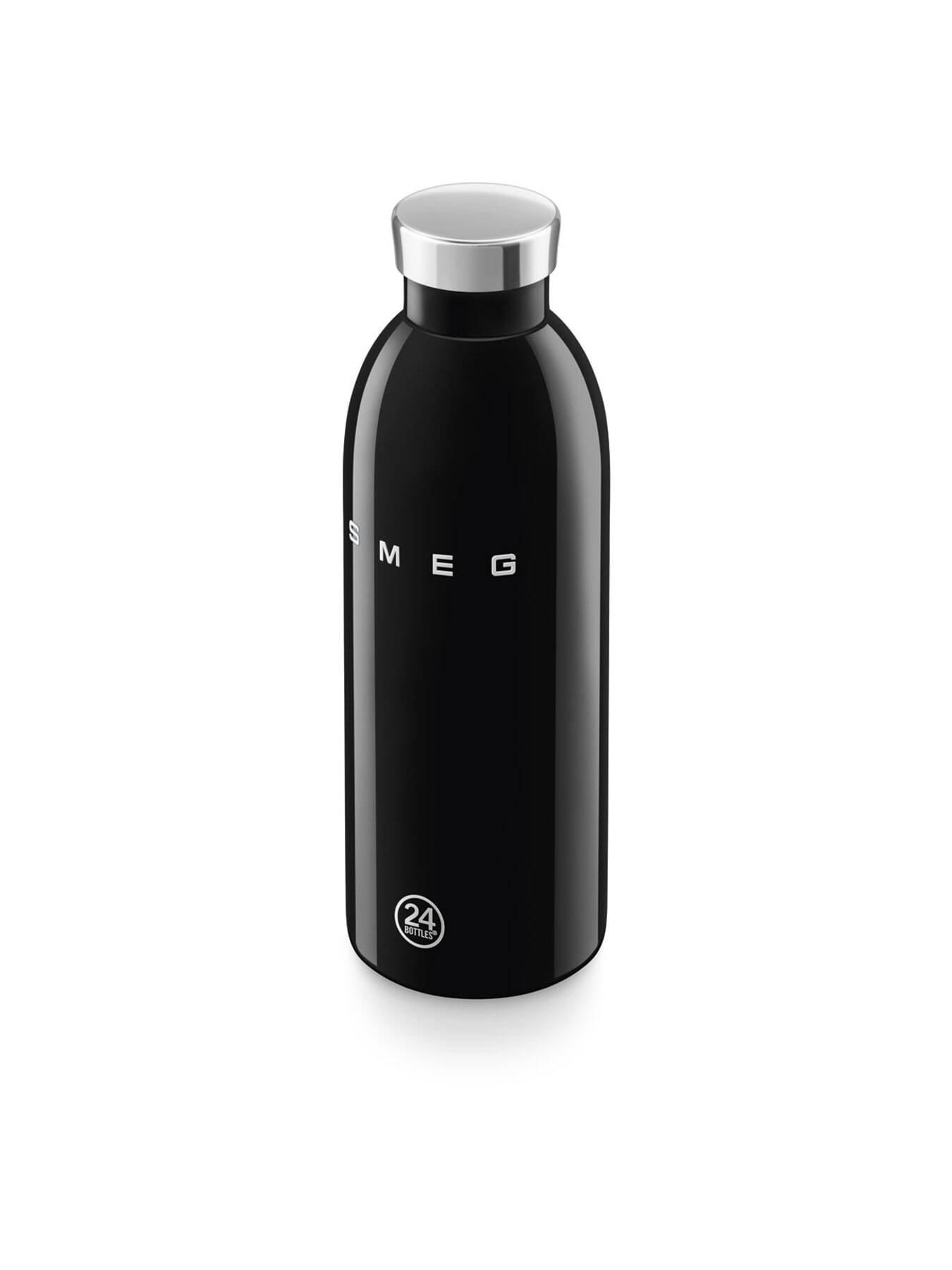 Image 5 of 6 of Smeg 24Bottles Lightweight And Leakproof Clima Bottle, Stainless Steel, 500ml, Black