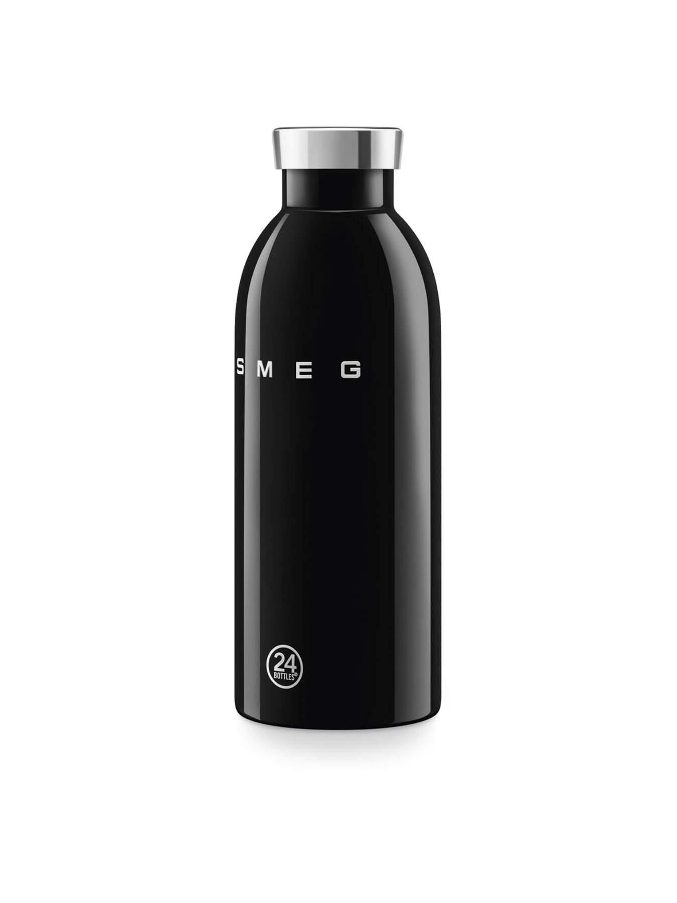 Image 6 of 6 of Smeg 24Bottles Lightweight And Leakproof Clima Bottle, Stainless Steel, 500ml, Black