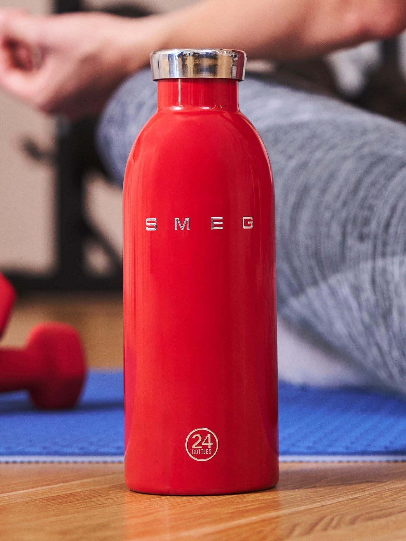 Smeg Smeg X 24bottles Lightweight And Leakproof Clima Bottle, Stainless Steel, 500ml, Red